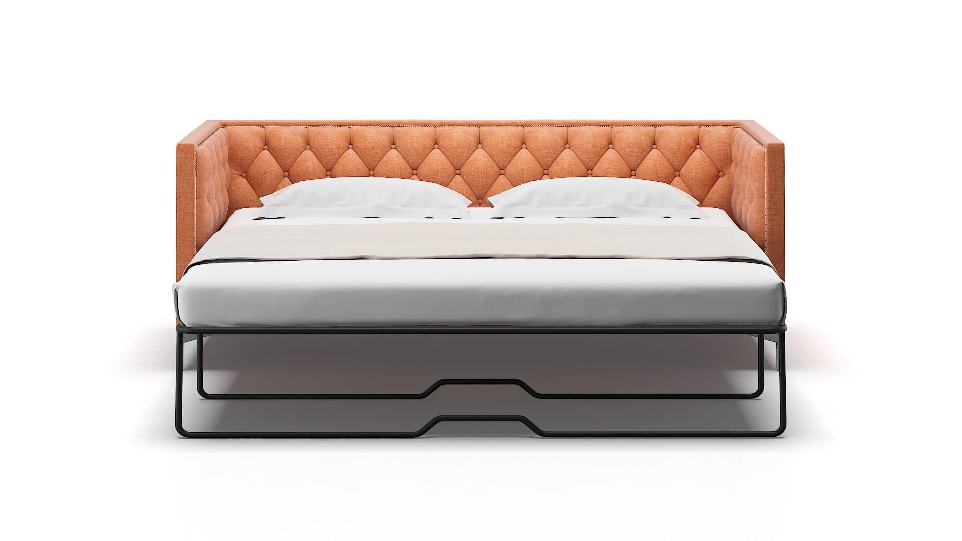 Gosford Hepburn Appricot Sofa Sleeper Espresso legs 1