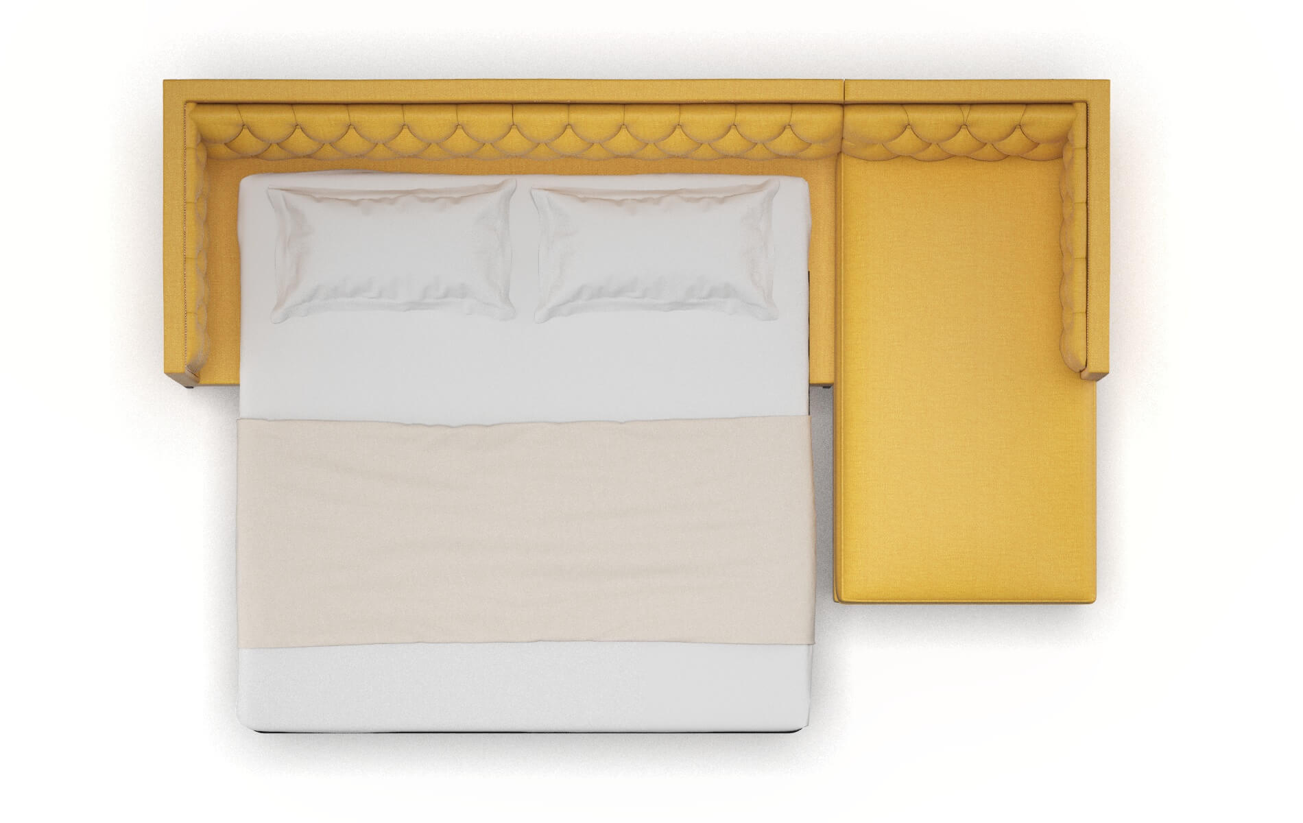 Gosford Hepburn Chai_tea Panel Sleeper Espresso legs 3