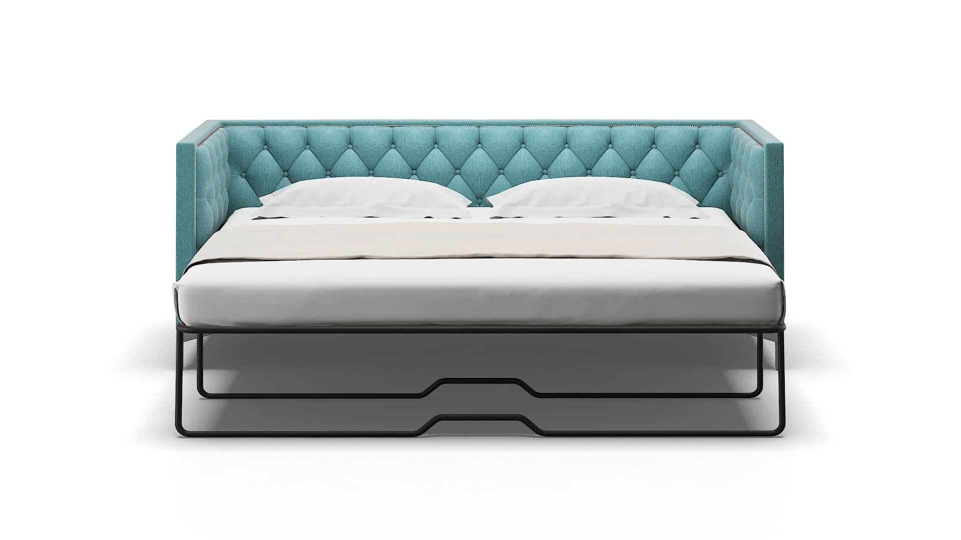 Gosford Hepburn_hrp Emerald Sofa Sleeper Espresso legs 1