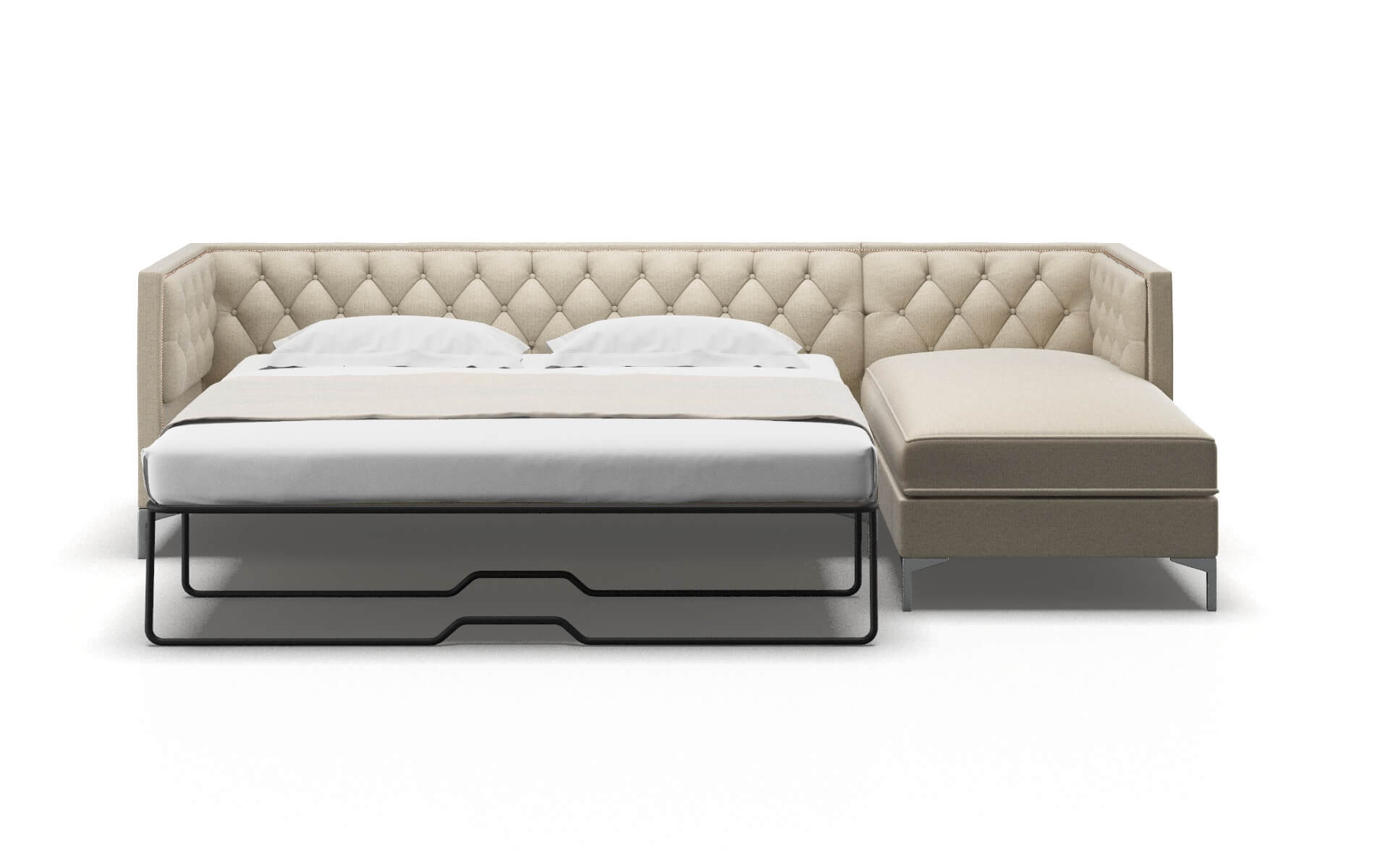 Gosford Insight Barley Panel Sleeper Espresso legs 1