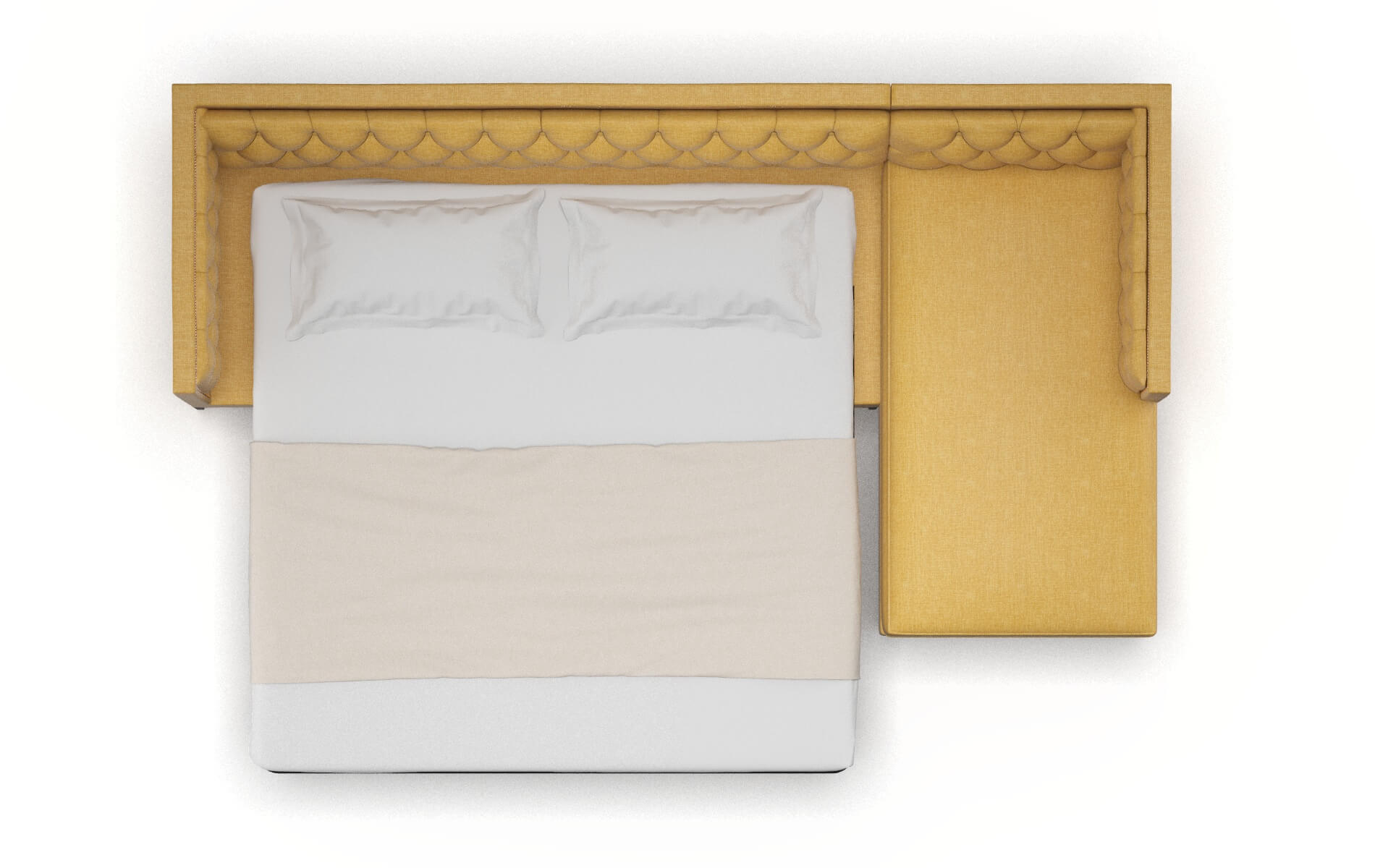 Gosford Insight Citronella Panel Sleeper Espresso legs 3