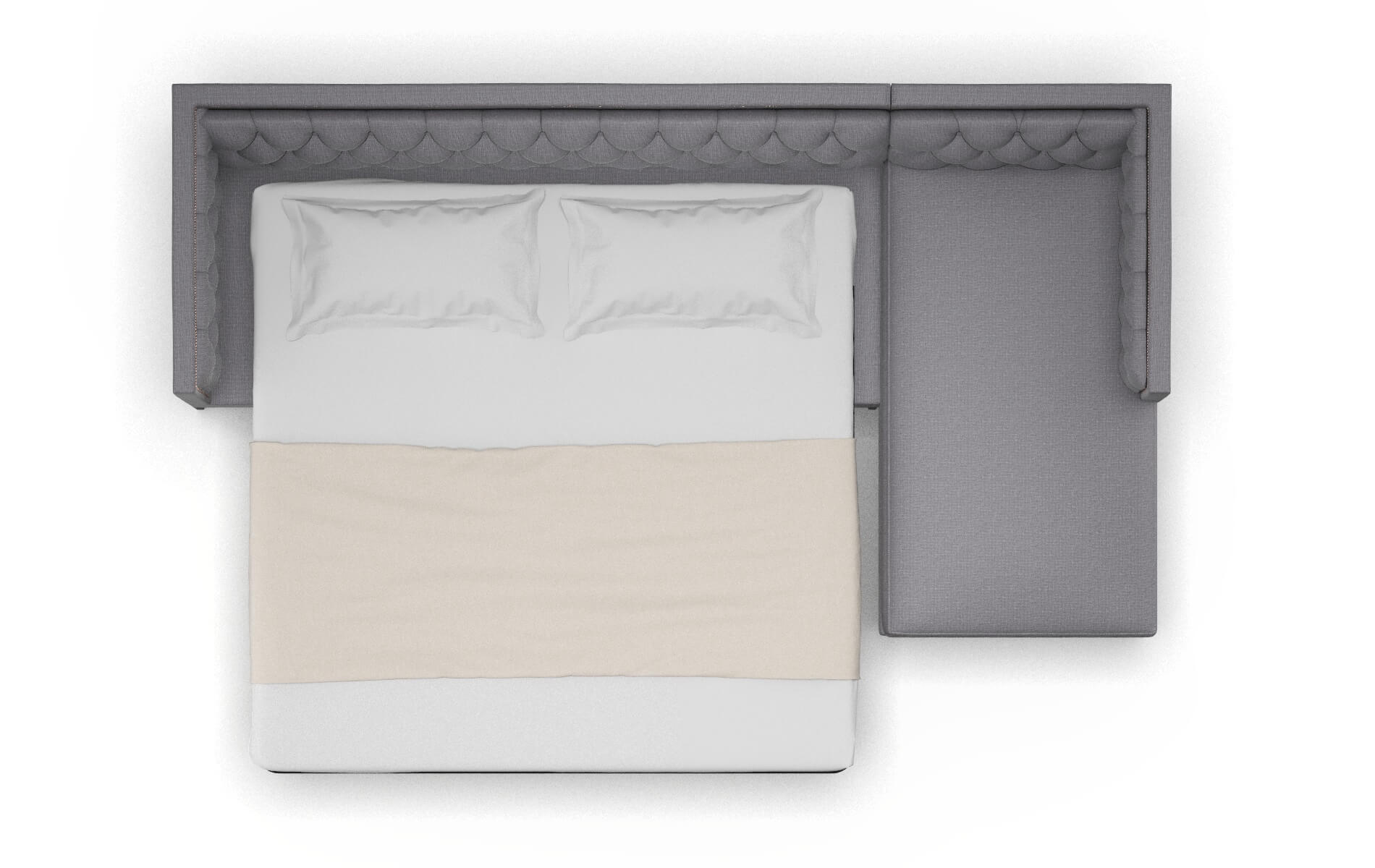 Gosford Insight Denim Panel Sleeper Espresso legs 3