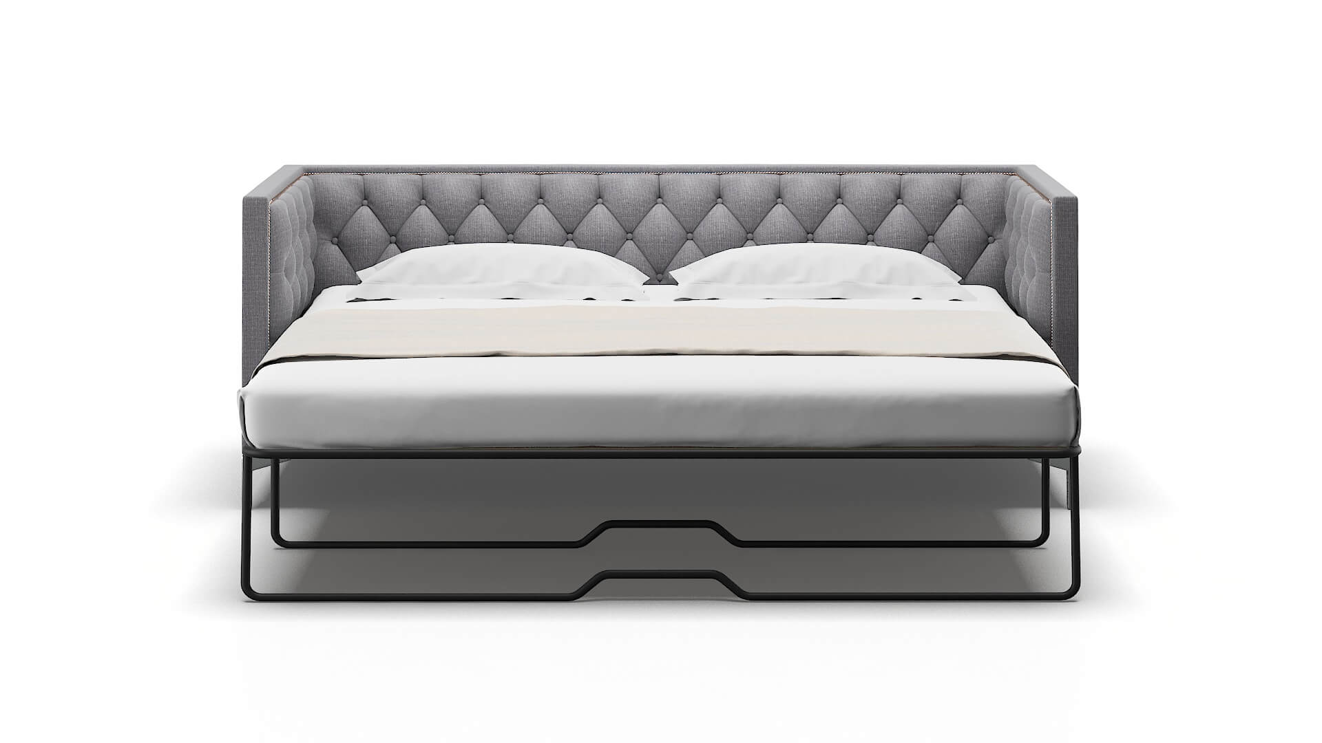 Gosford Insight Denim Sofa Sleeper Espresso legs 1