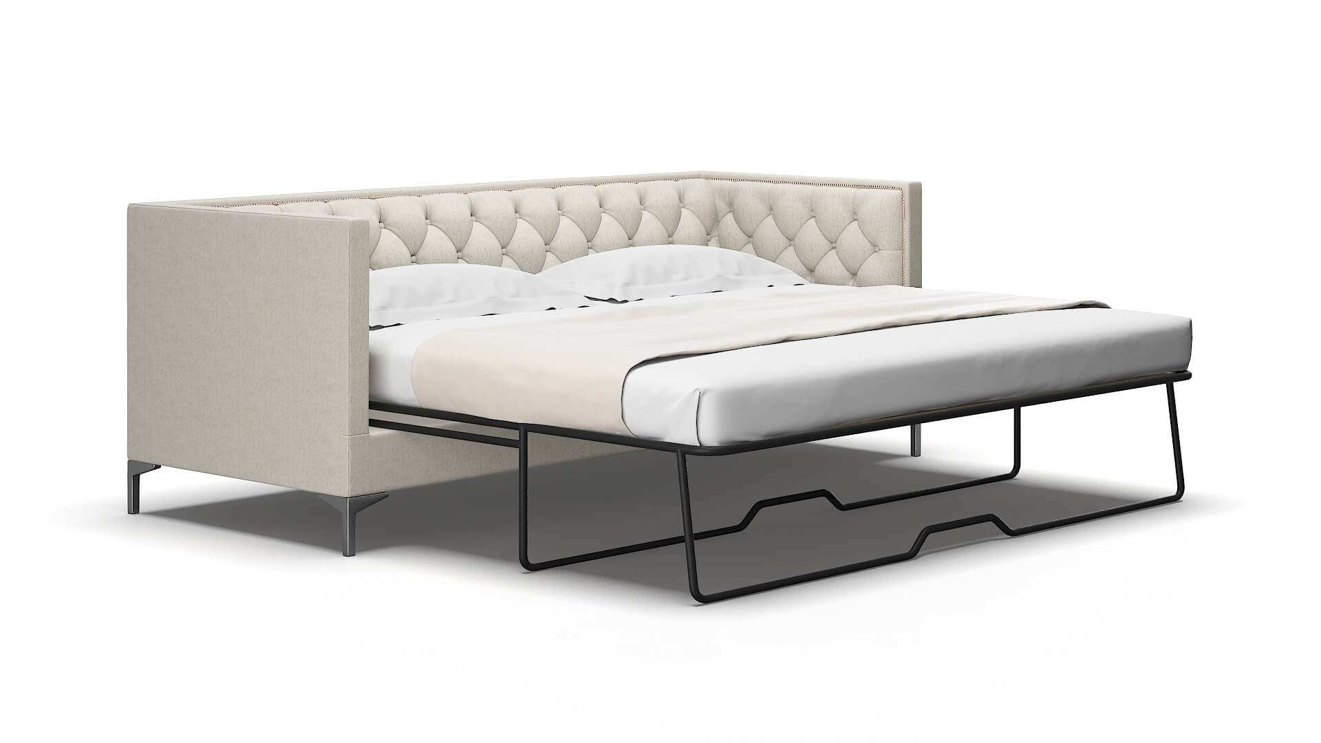 Gosford Insight Dove Sofa Sleeper Espresso legs 2