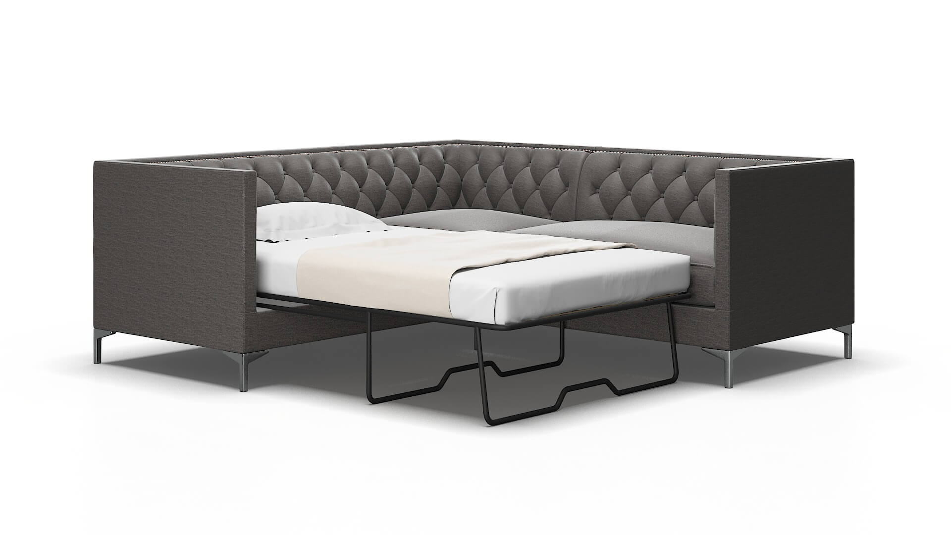Gosford Insight Eclipse Sectional Sleeper Espresso legs 2
