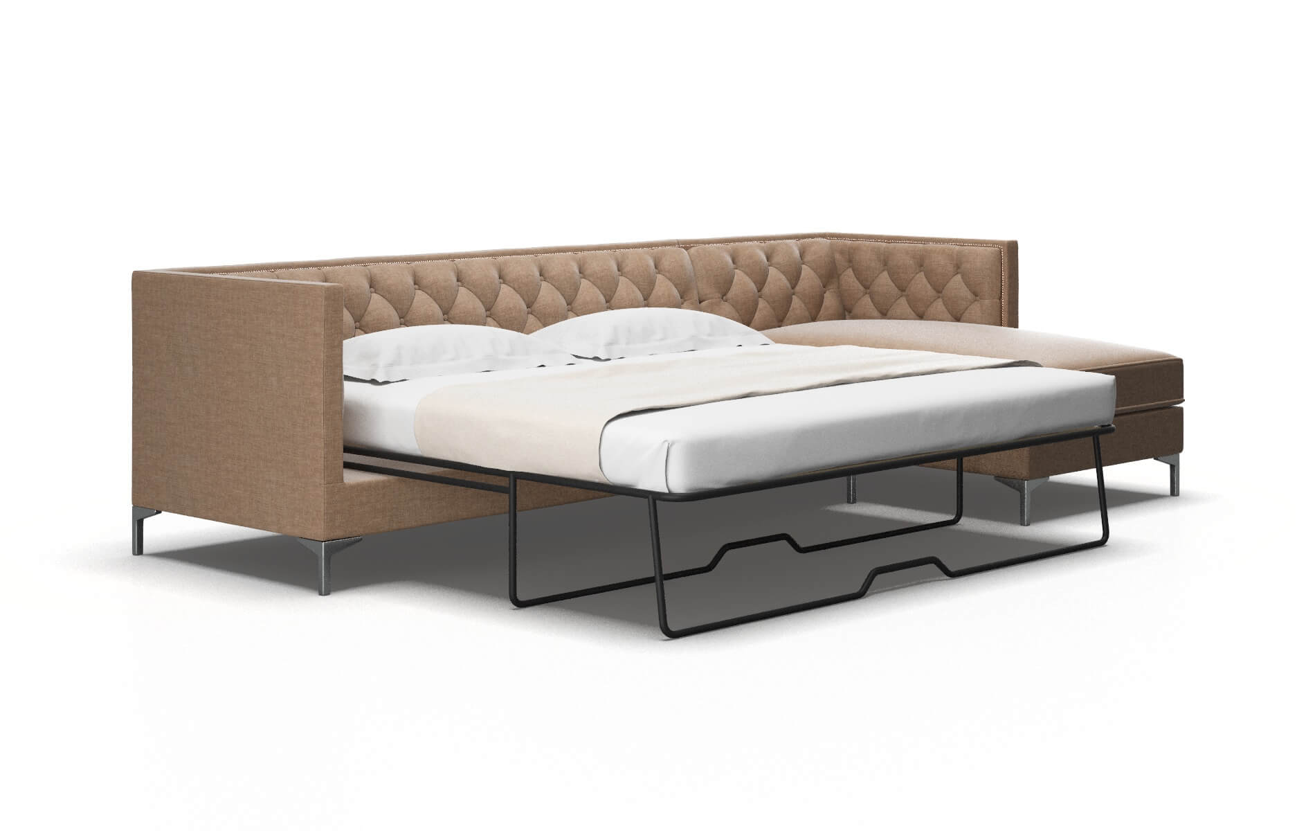 Gosford Keylargo Mink Panel Sleeper Espresso legs 2