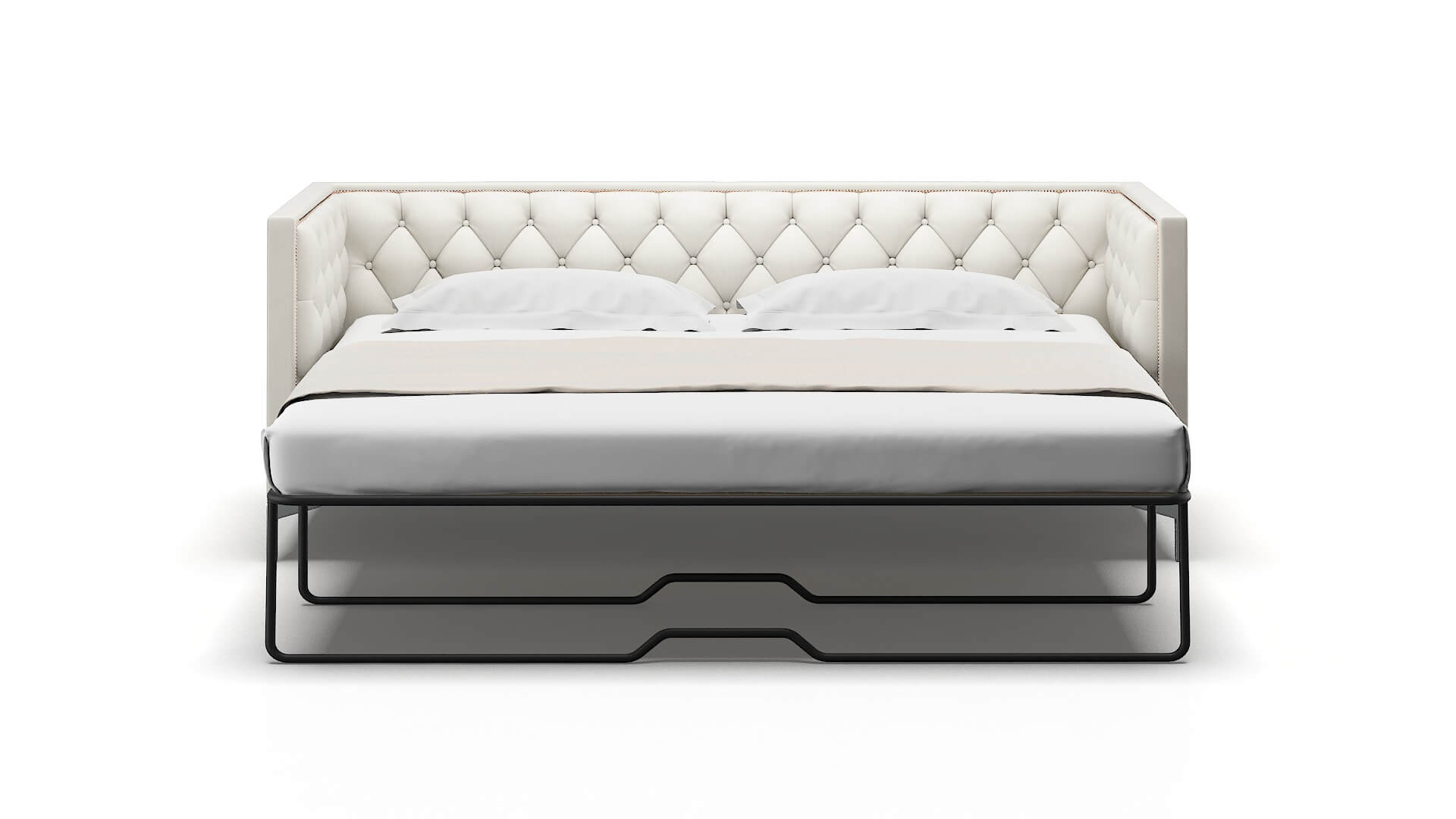 Gosford Keylargo Oatmeal Sofa Sleeper Espresso legs 1