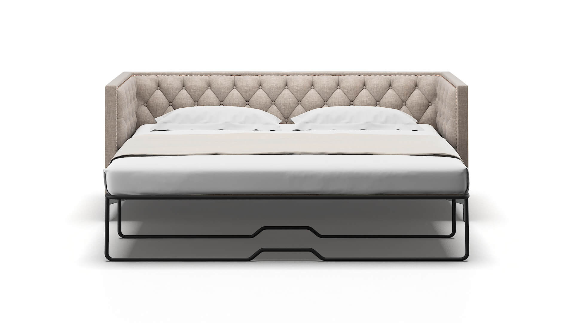 Gosford Keylargo Pumice Sofa Sleeper Espresso legs 1