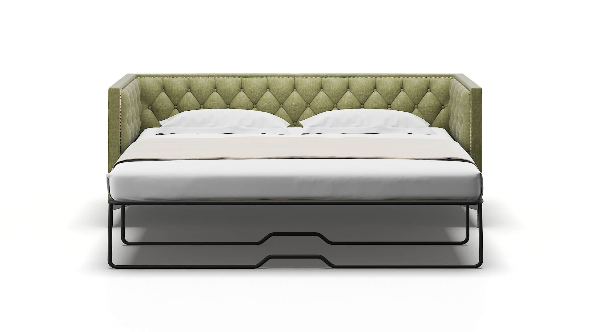 Gosford Leslie Lawn Sofa Sleeper Espresso legs 1