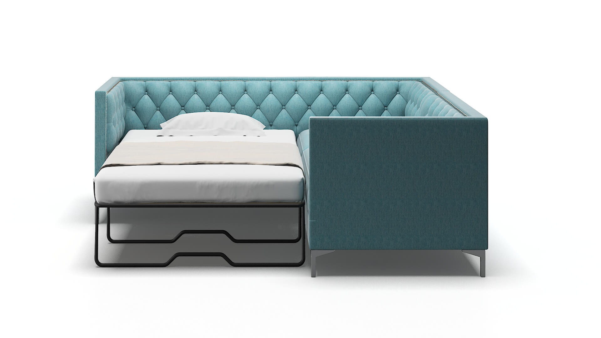 Gosford Naples Pool Sectional Sleeper Espresso legs 1