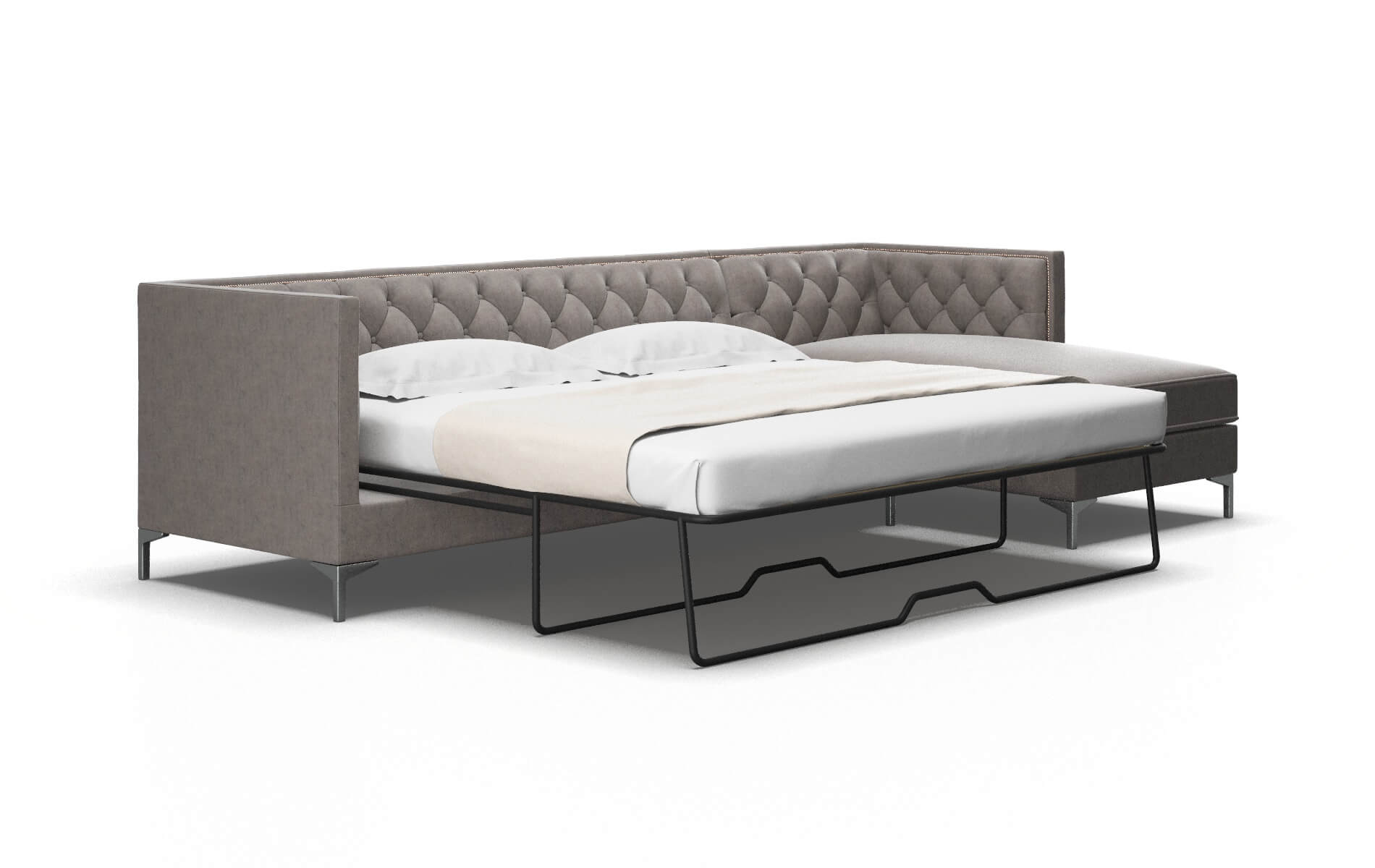 Gosford Noble Otter Panel Sleeper Espresso legs 2