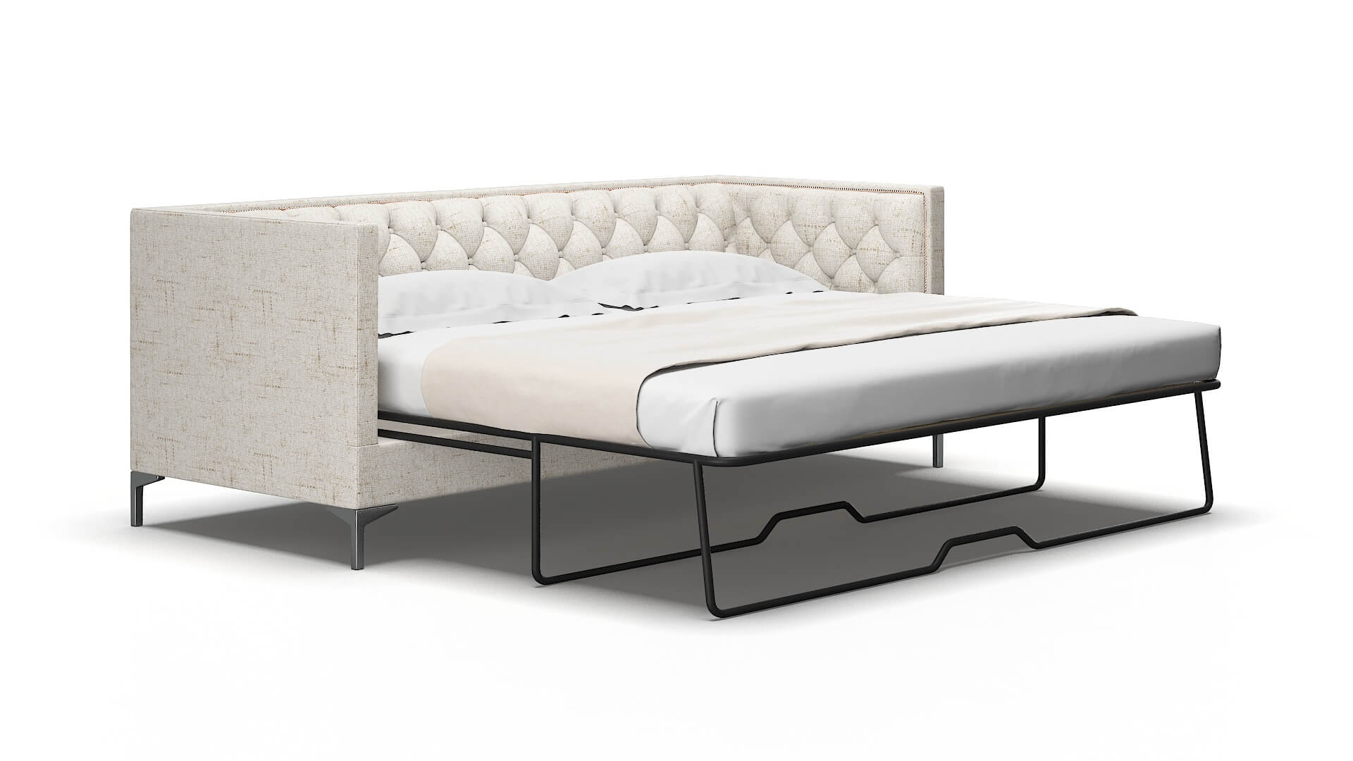 Gosford Oceanside Natural Sofa Sleeper Espresso legs 2