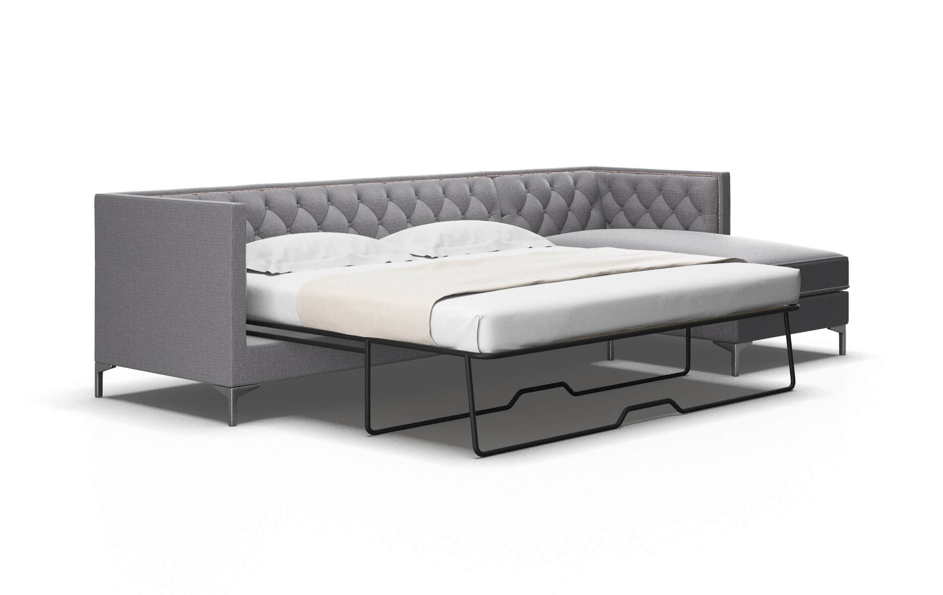 Gosford Parker Ash Panel Sleeper Espresso legs 2