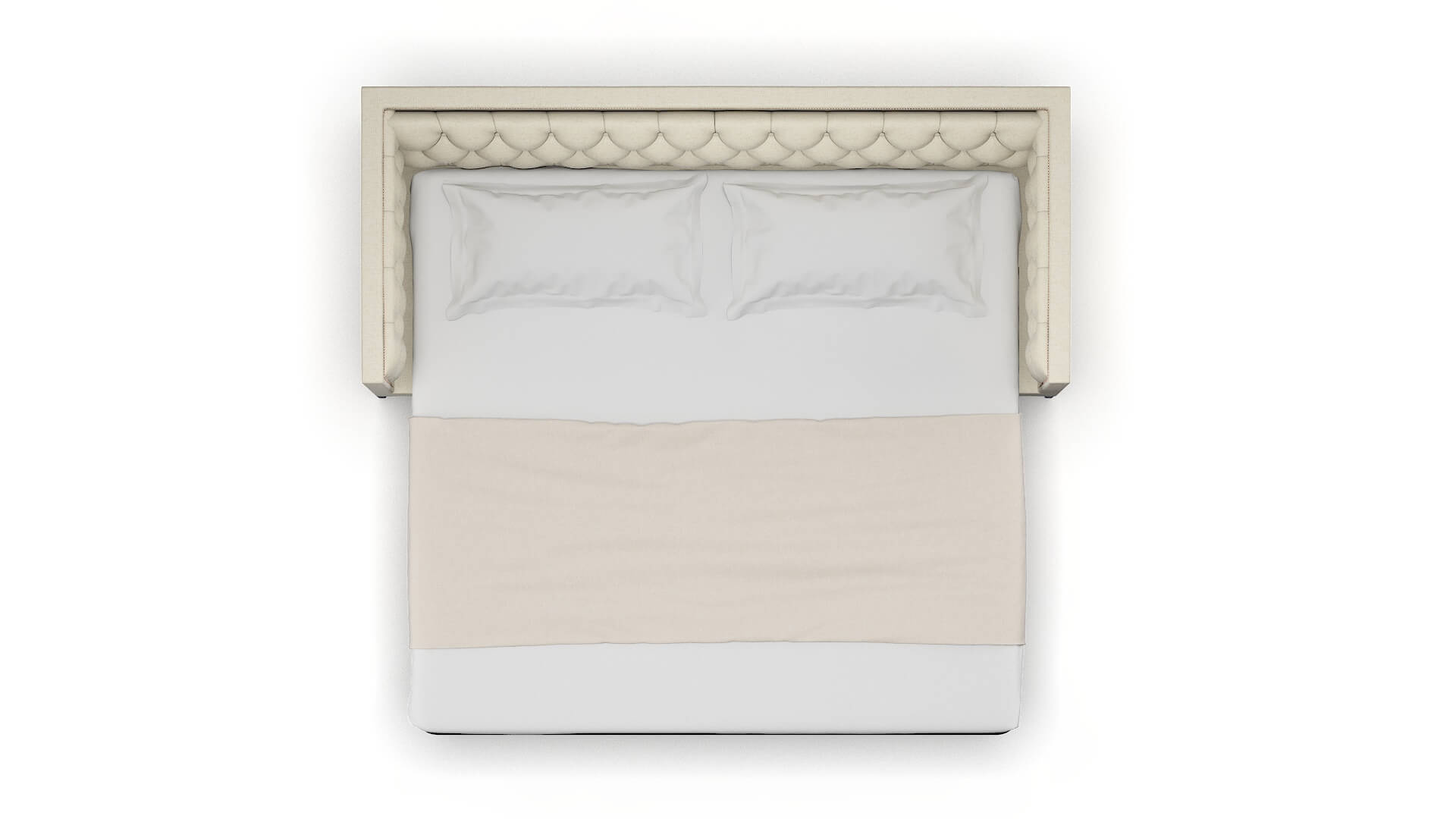 Gosford Phoenix Ivory Sofa Sleeper Espresso legs 3