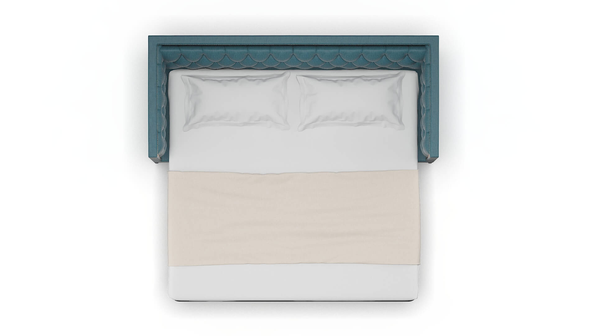 Gosford Portland Prussian Sofa Sleeper Espresso legs 3