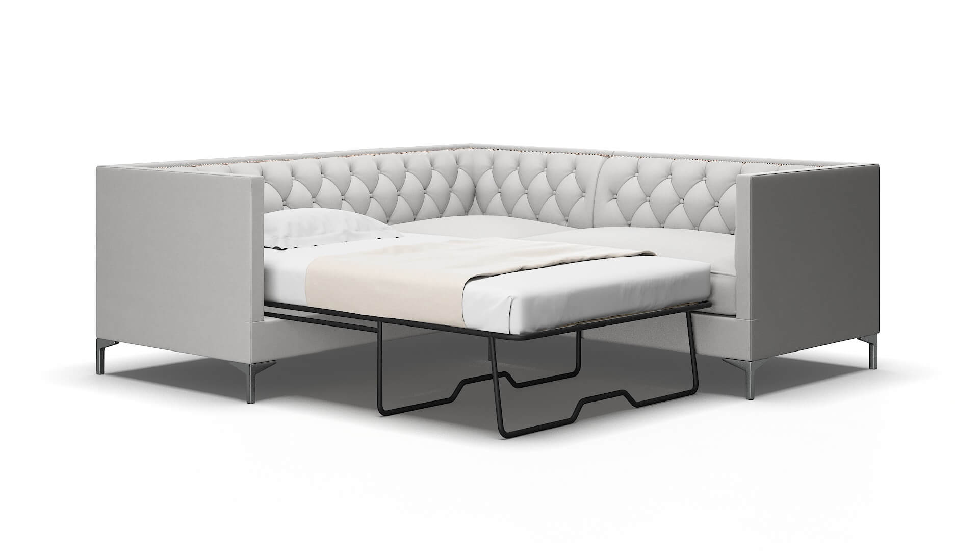 Gosford Prisma Steam Sectional Sleeper Espresso legs 2