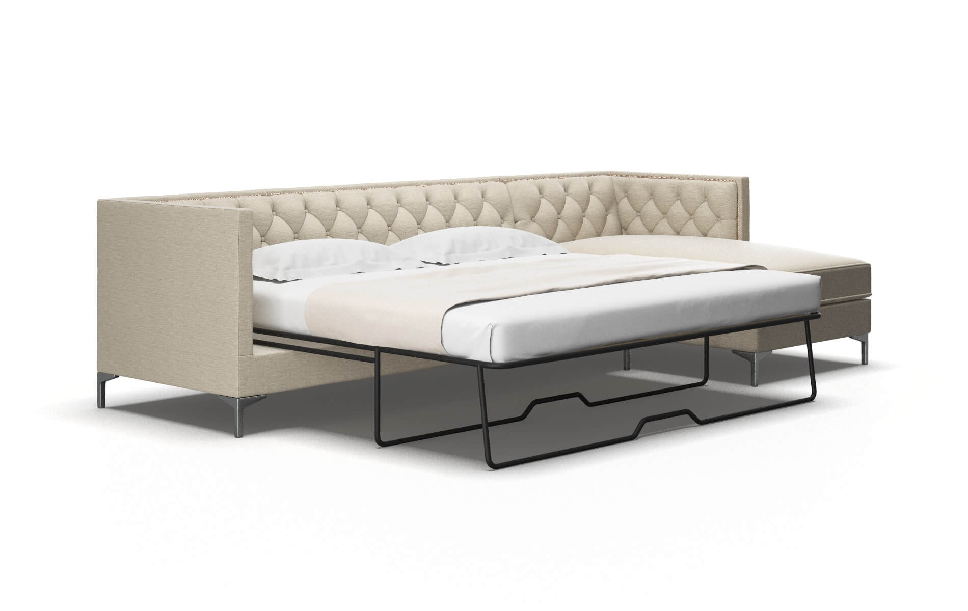 Gosford Rocket Dove Panel Sleeper Espresso legs 2