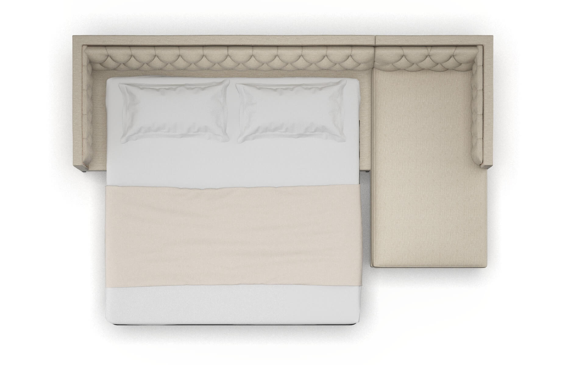 Gosford Rocket Dove Panel Sleeper Espresso legs 3