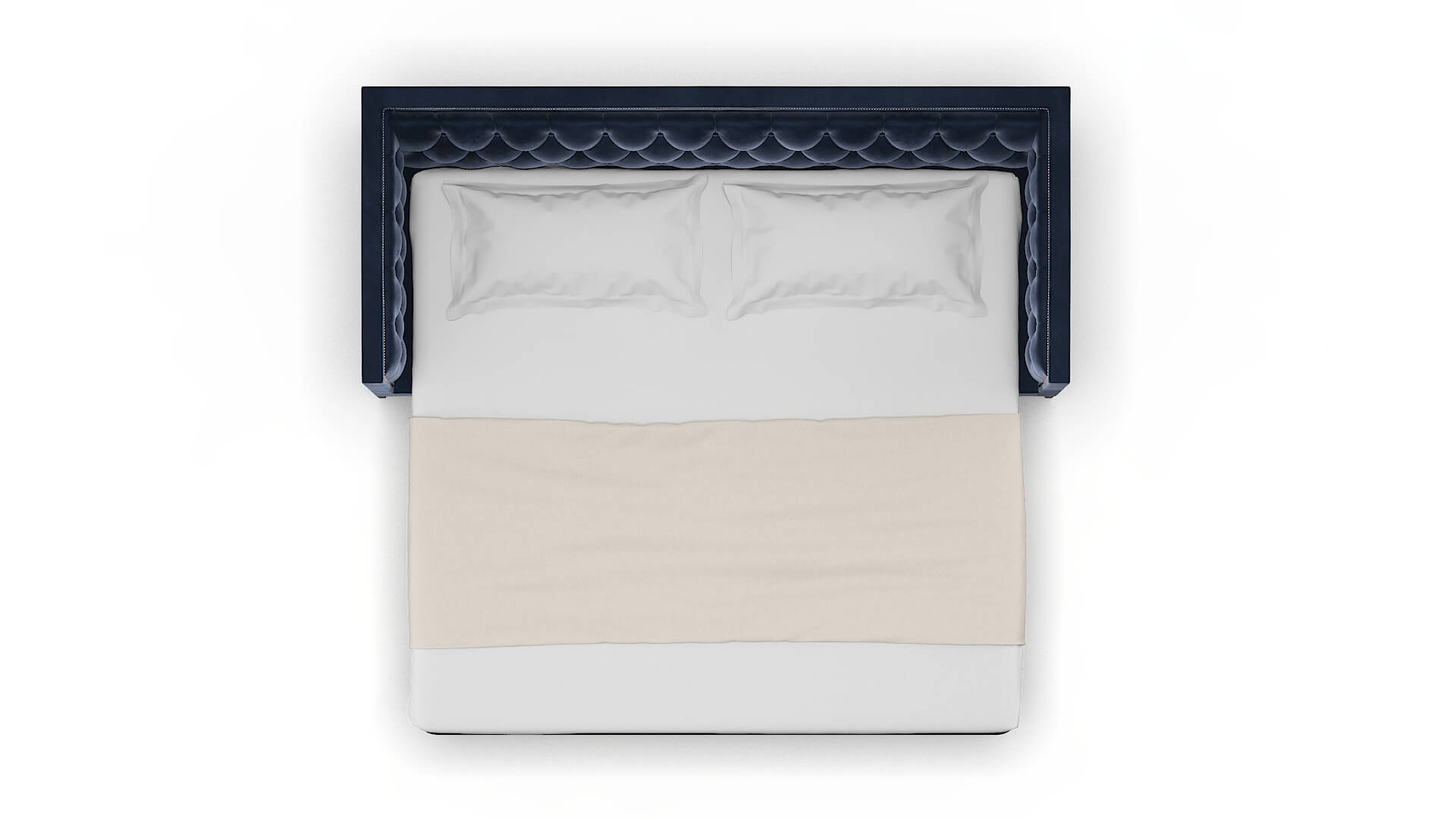 Gosford Royale Cobalt Sofa Sleeper Espresso legs 3