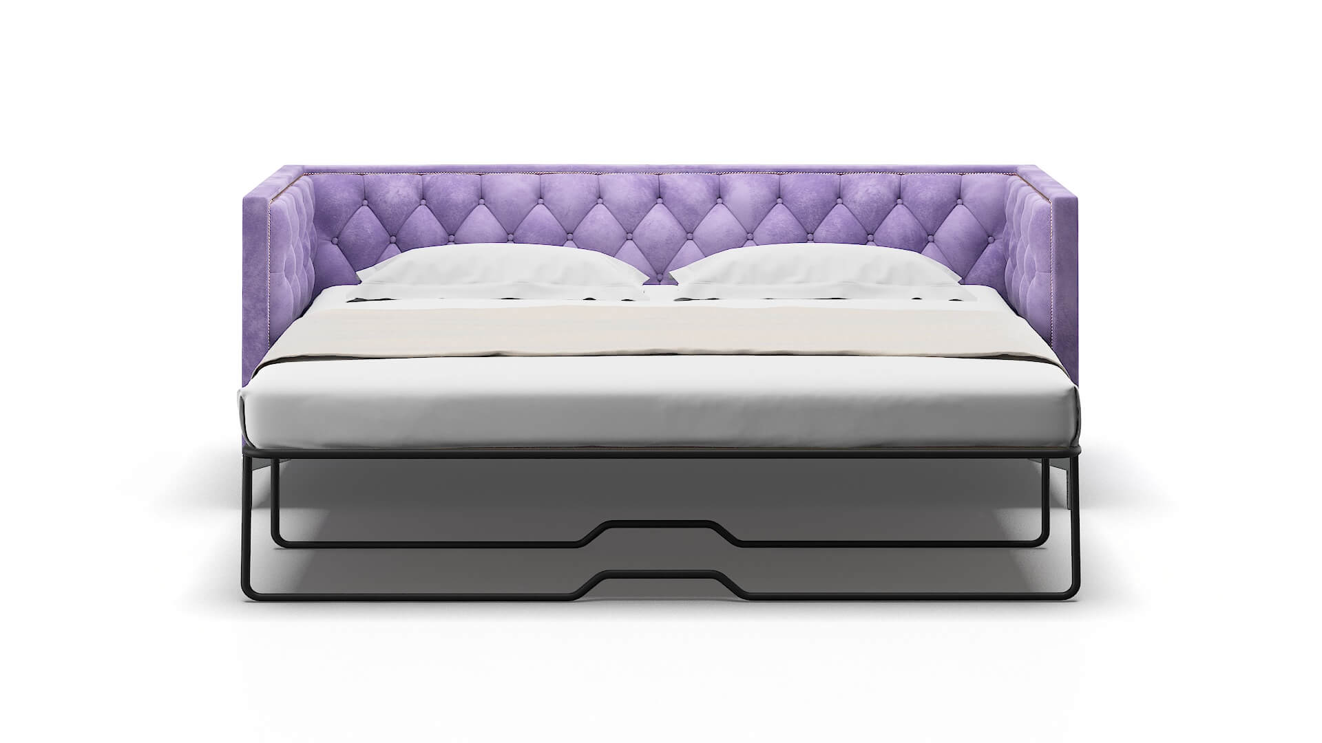 Gosford Royale Lavender Sofa Sleeper Espresso legs 1