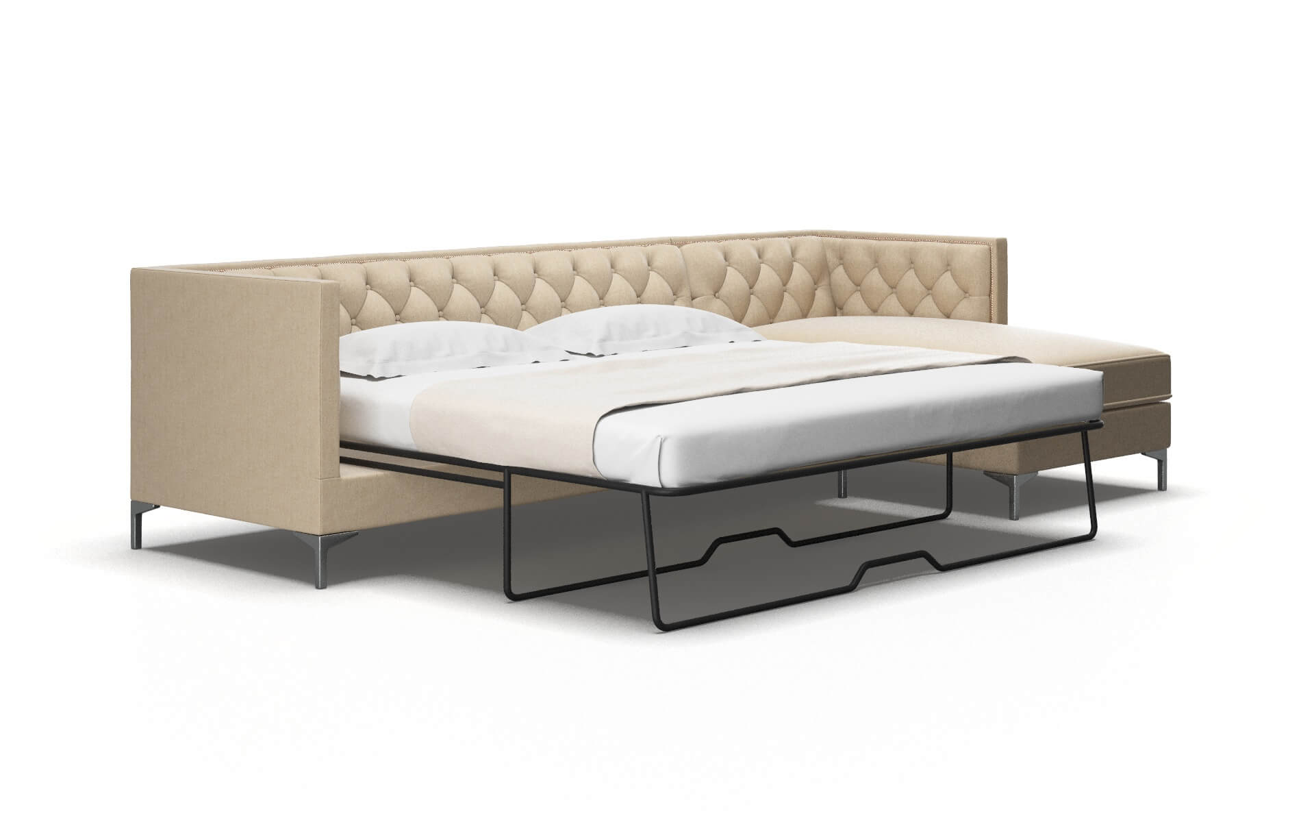 Gosford Royale Mondo Panel Sleeper Espresso legs 2