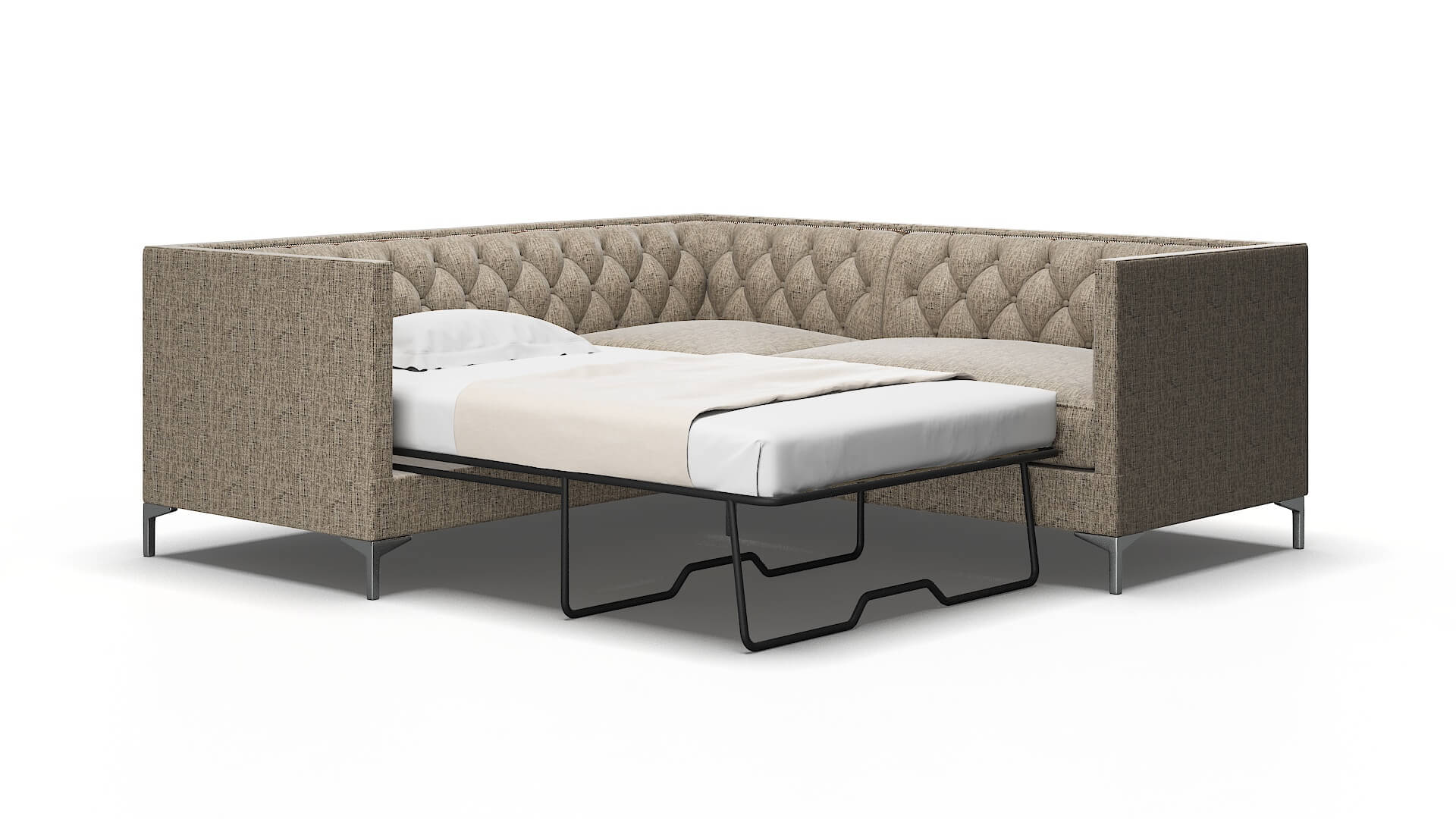 Gosford Solifestyle 51 Sectional Sleeper Espresso legs 2