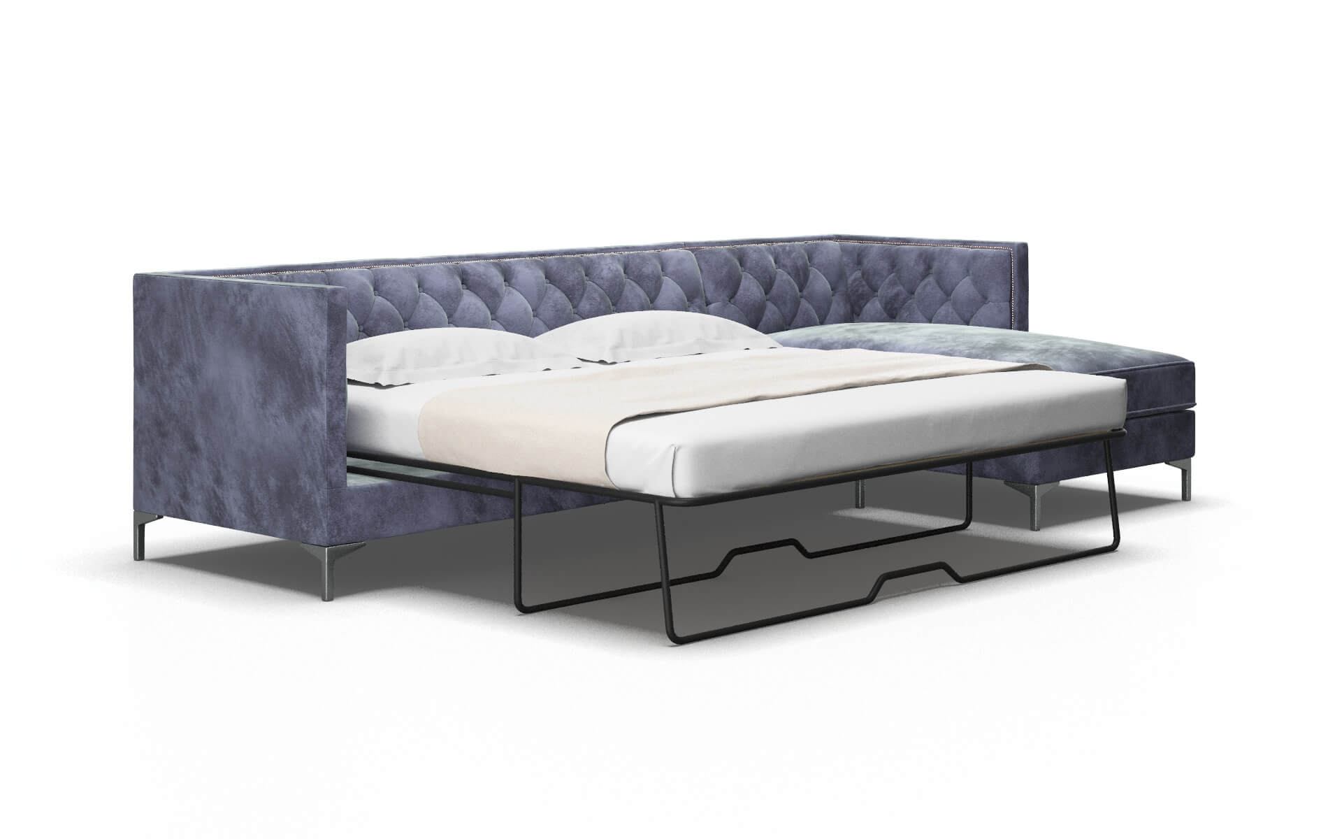 Gosford Terrain Dusk Panel Sleeper Espresso legs 2