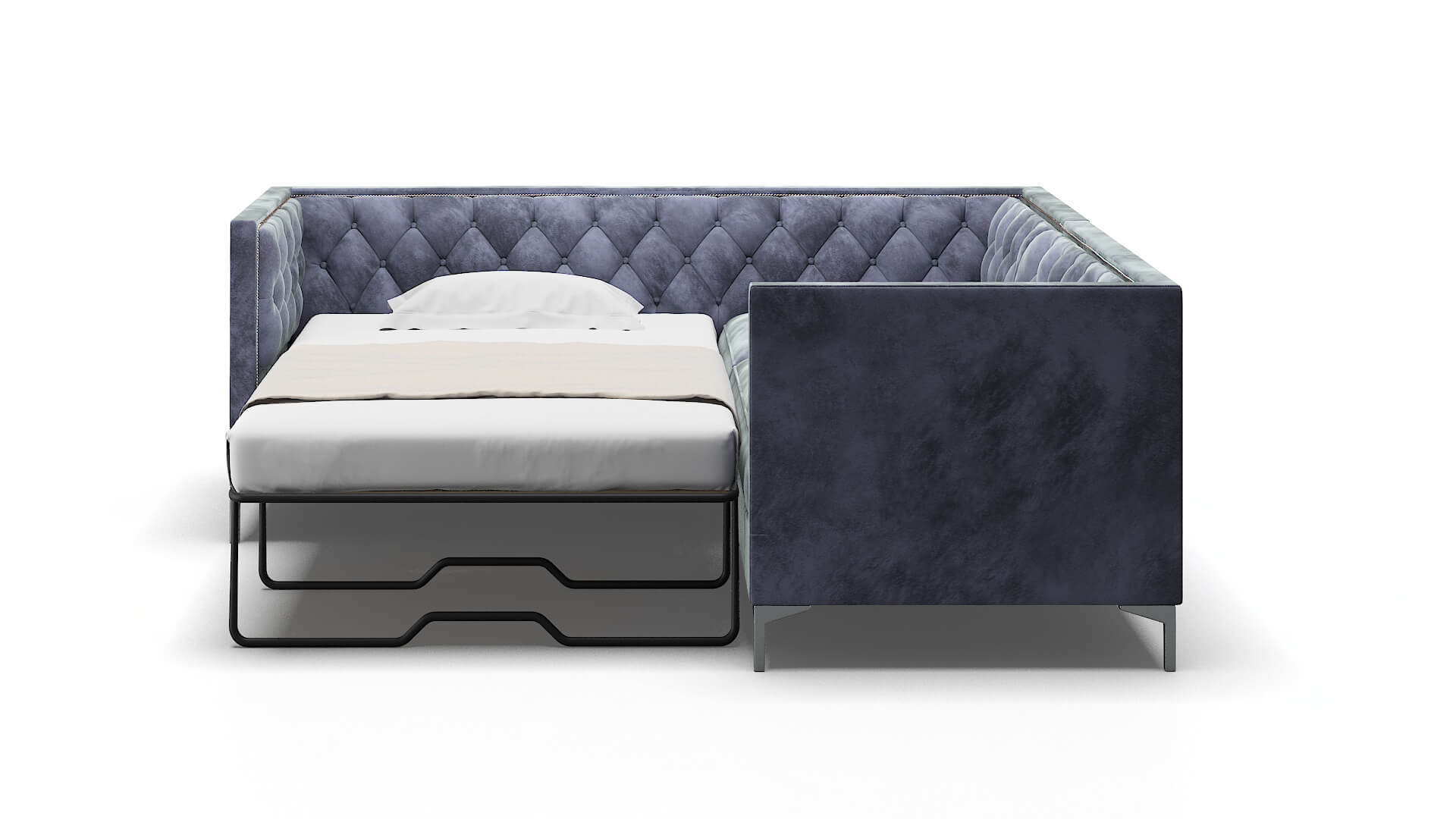 Gosford Terrain Dusk Sectional Sleeper Espresso legs 1