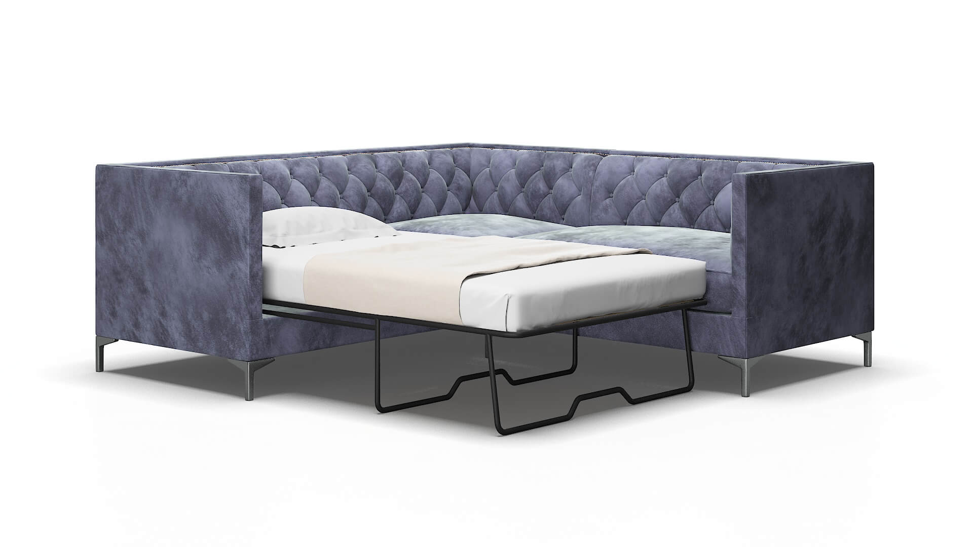 Gosford Terrain Dusk Sectional Sleeper Espresso legs 2