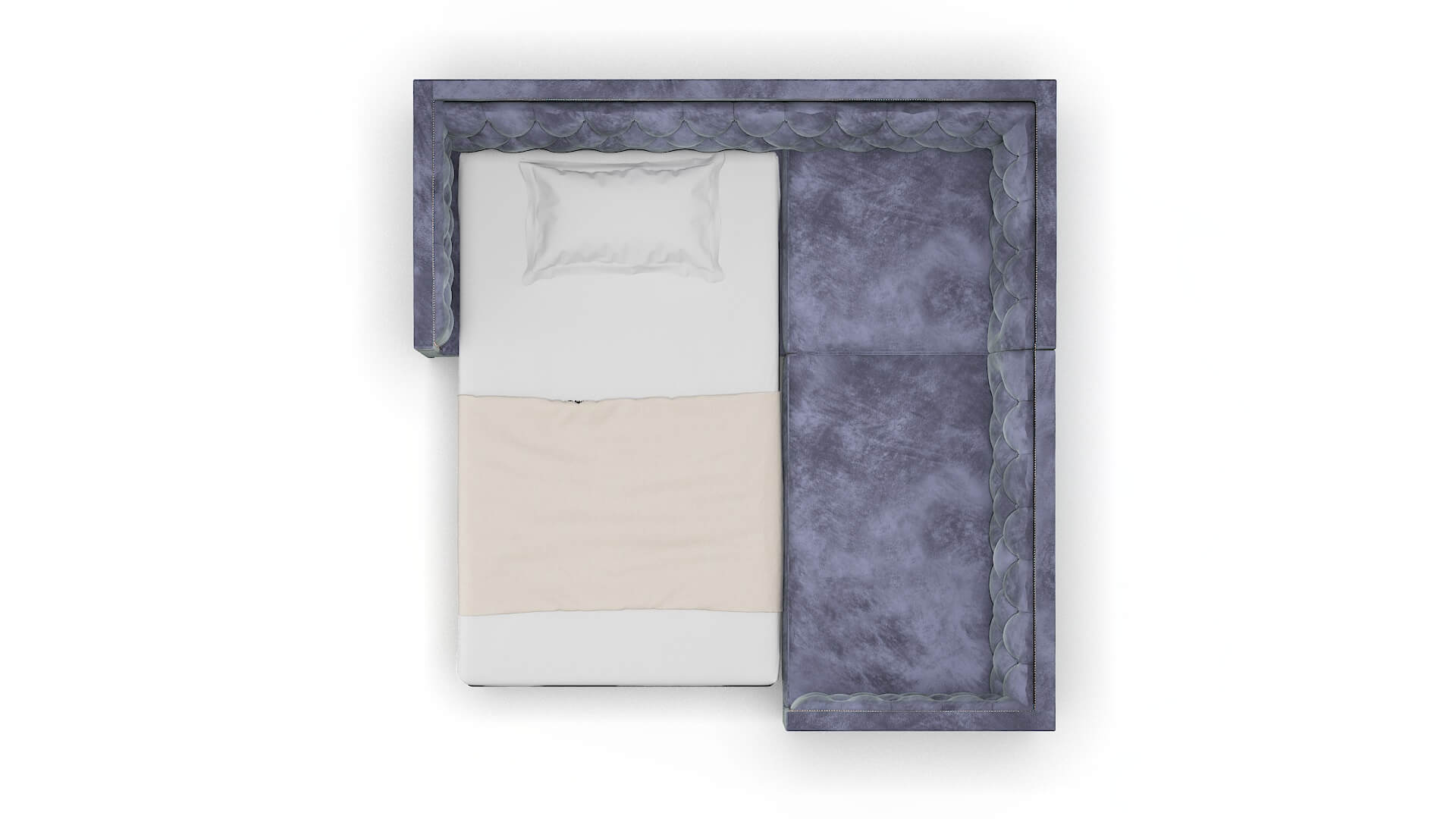 Gosford Terrain Dusk Sectional Sleeper Espresso legs 3