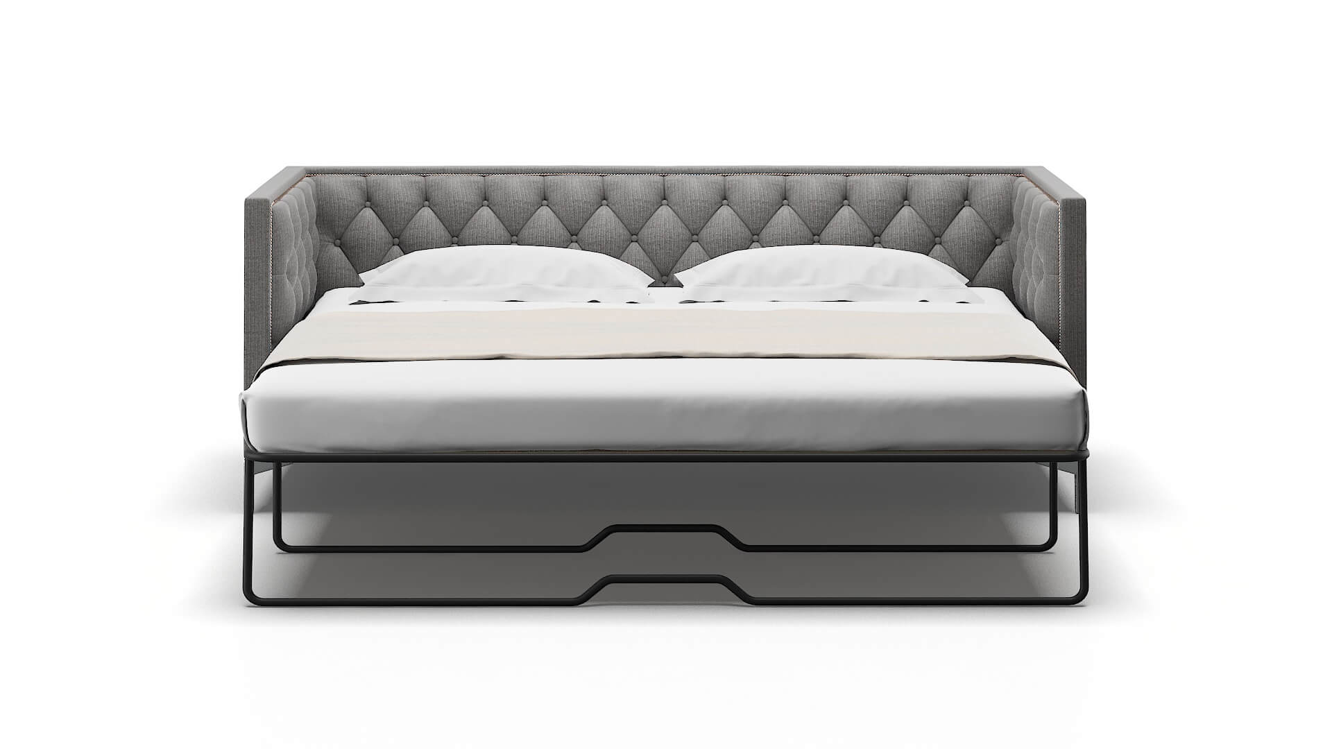 Gosford Terrain Oatmeal Sofa Sleeper Espresso legs 1