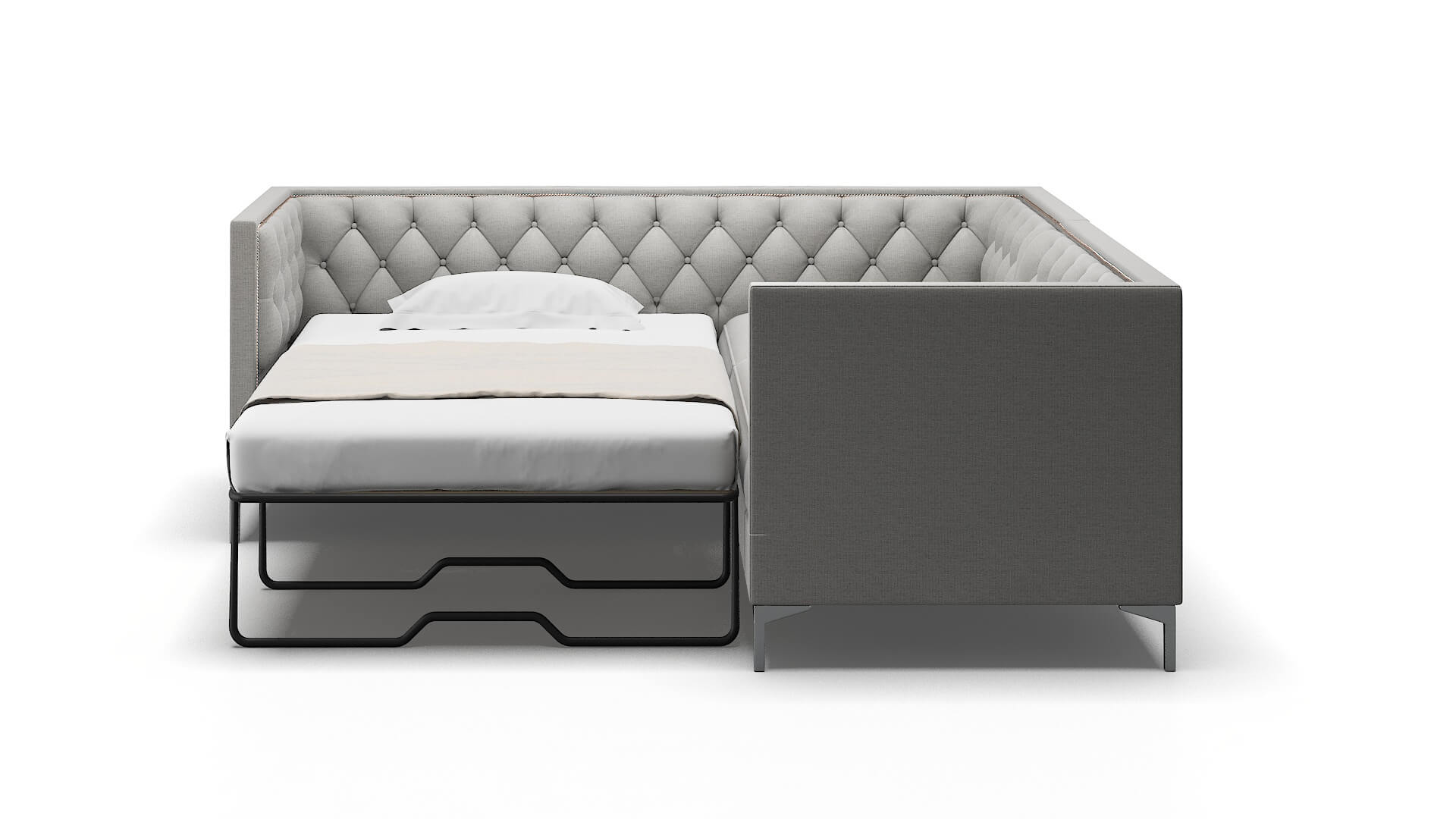 Gosford Urban_d Pepper Sectional Sleeper Espresso legs 1