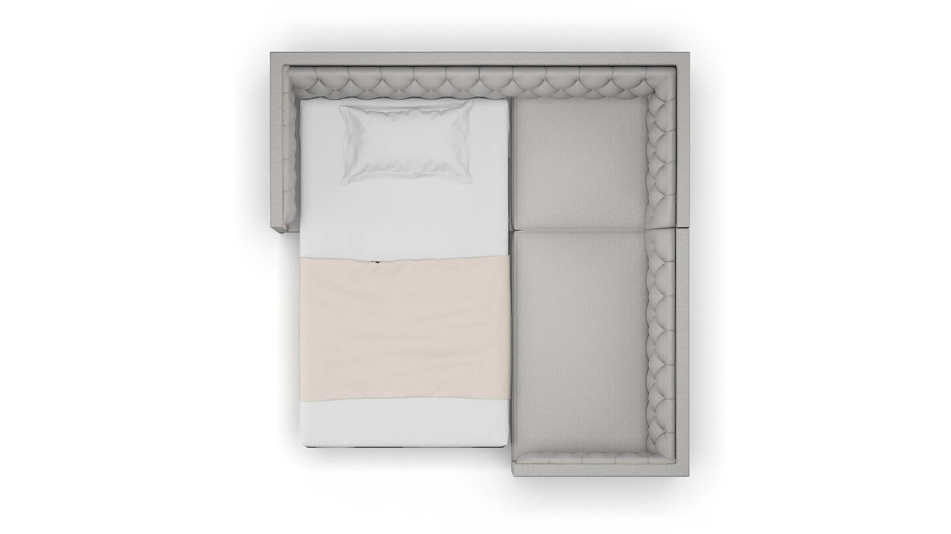 Gosford Urban_d Pepper Sectional Sleeper Espresso legs 3