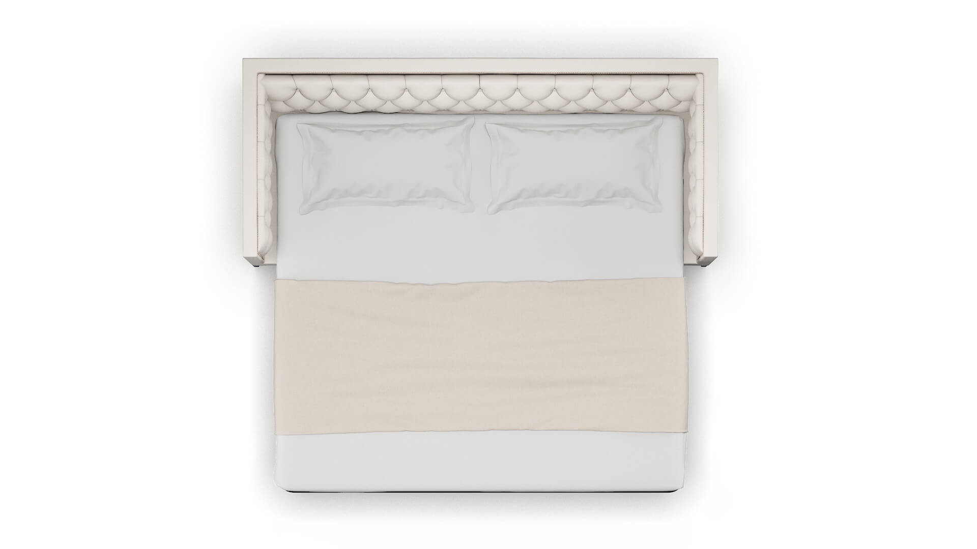 Gosford Venice Eggshell Sofa Sleeper Espresso legs 3