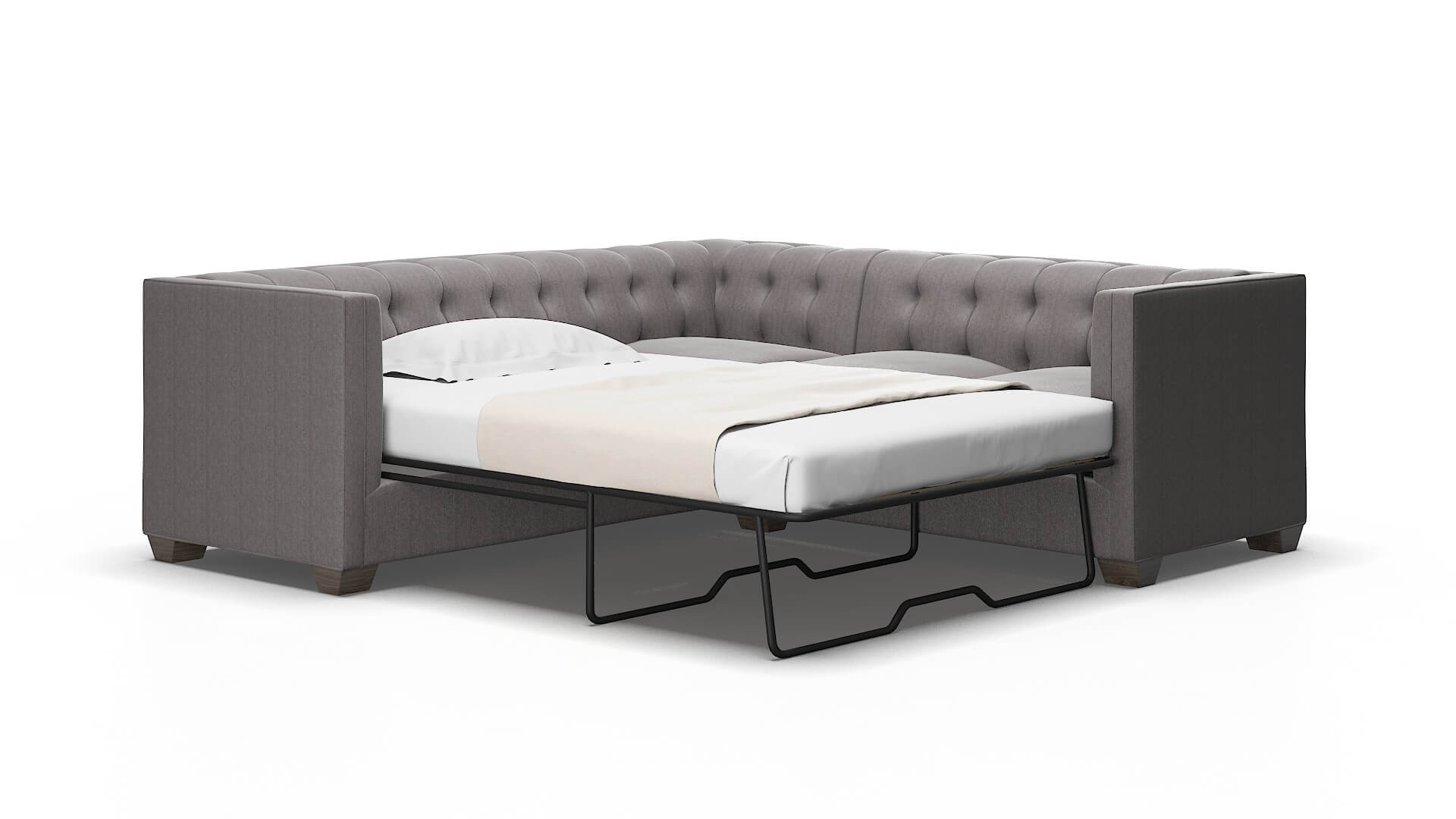 Grant Atlas_plz Silver Sectional Sleeper Espresso legs 2