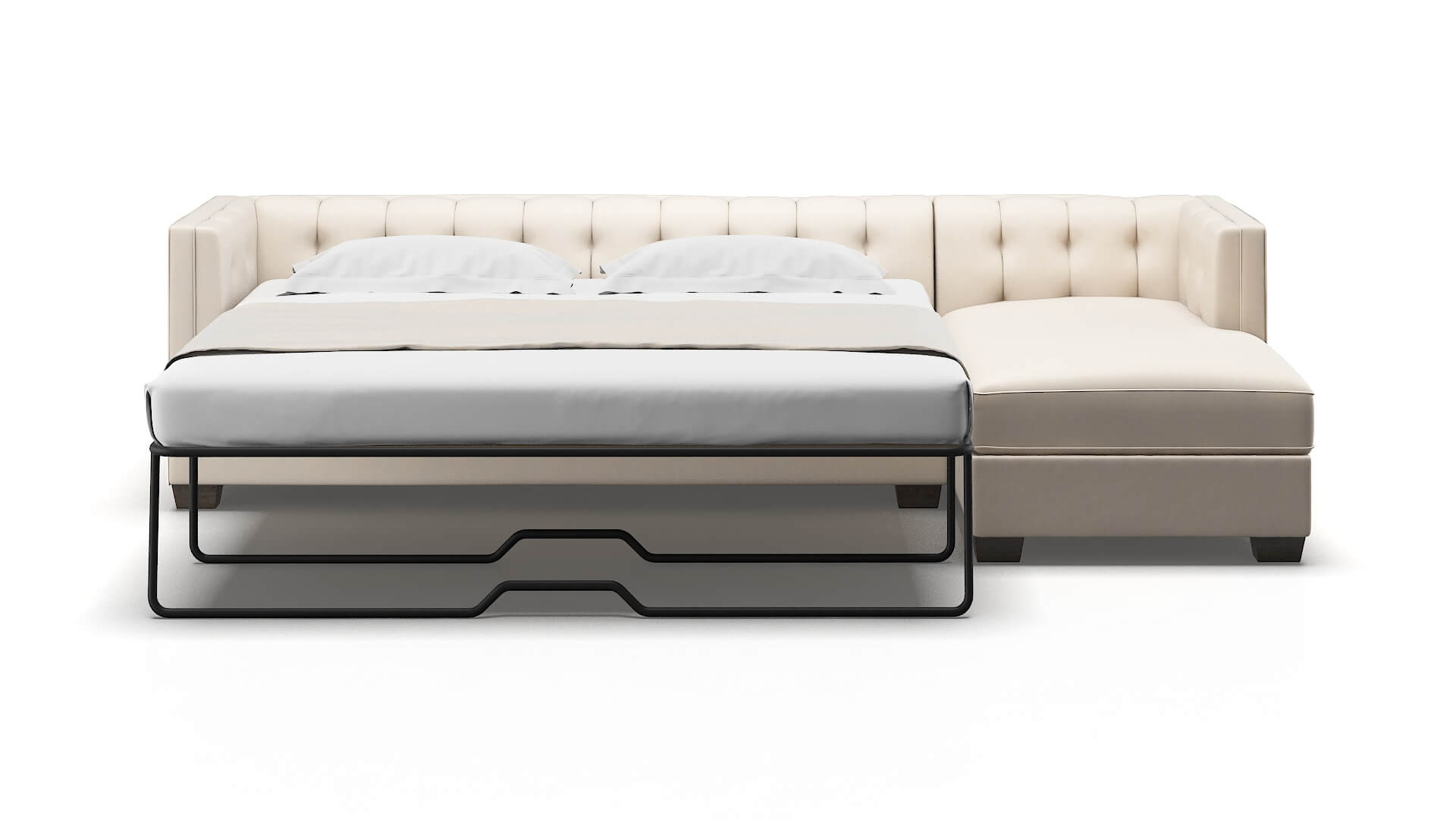 Grant Bella Buckwheat Panel Sleeper Espresso legs 1