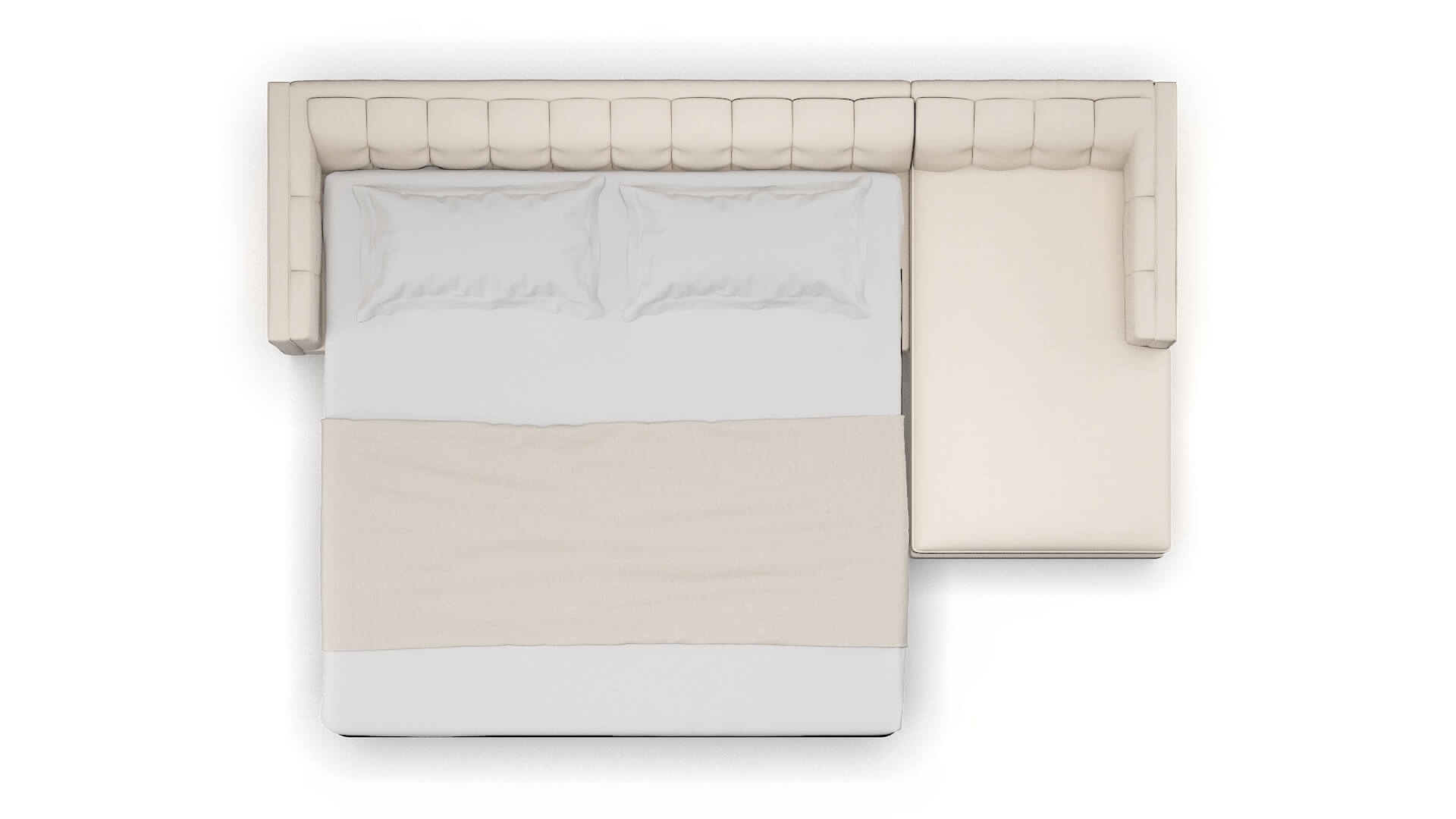 Grant Bella Buckwheat Panel Sleeper Espresso legs 3