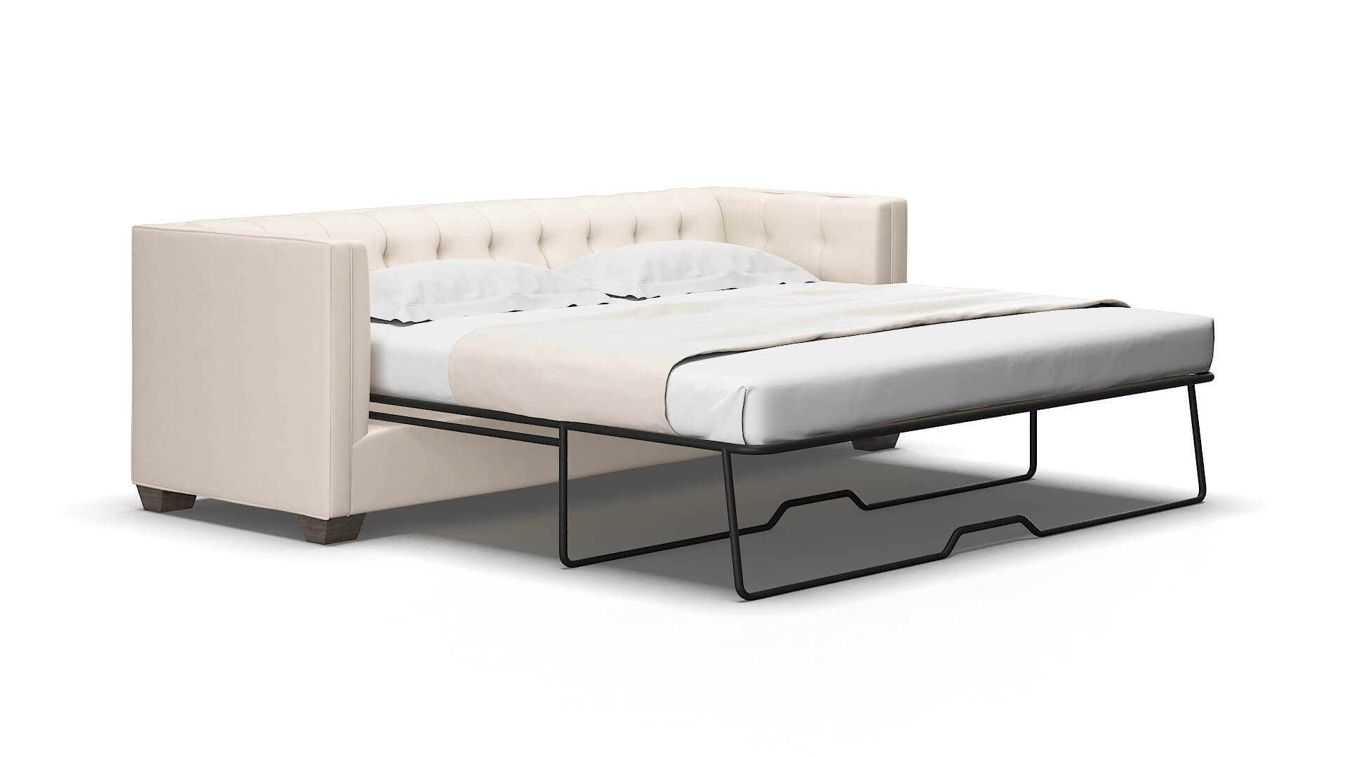 Grant Bella Buckwheat Sofa Sleeper Espresso legs 2