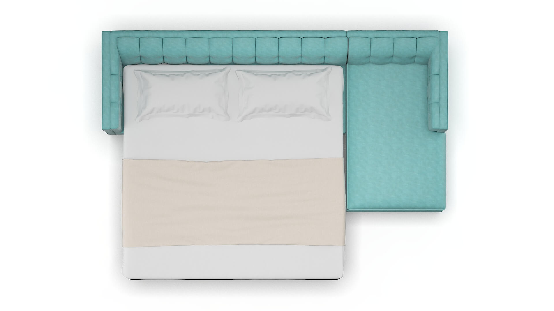 Grant Bella Caribbean Panel Sleeper Espresso legs 3