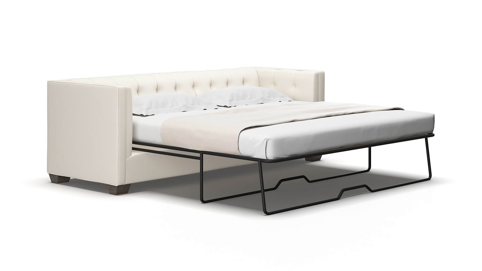 Grant Blanche Milky Sofa Sleeper Espresso legs 2