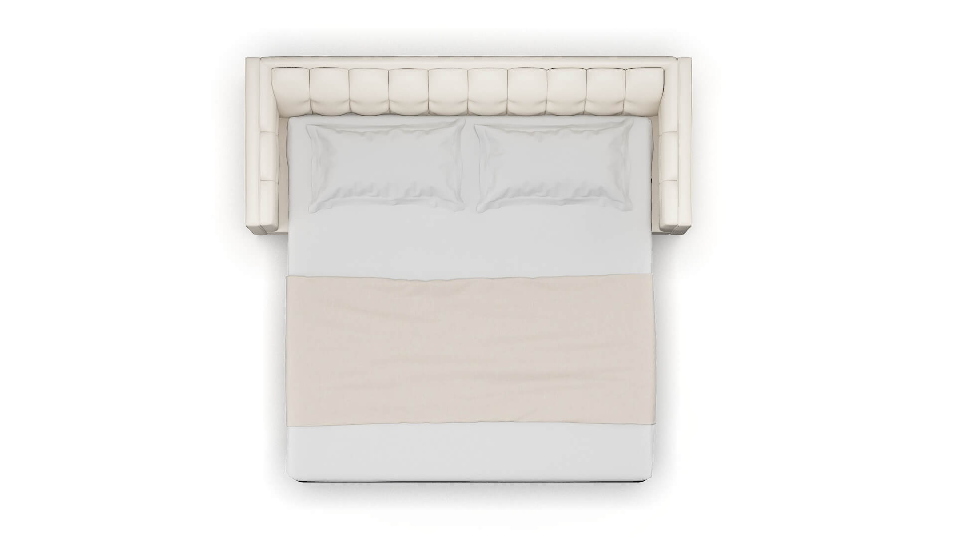 Grant Blanche Milky Sofa Sleeper Espresso legs 3