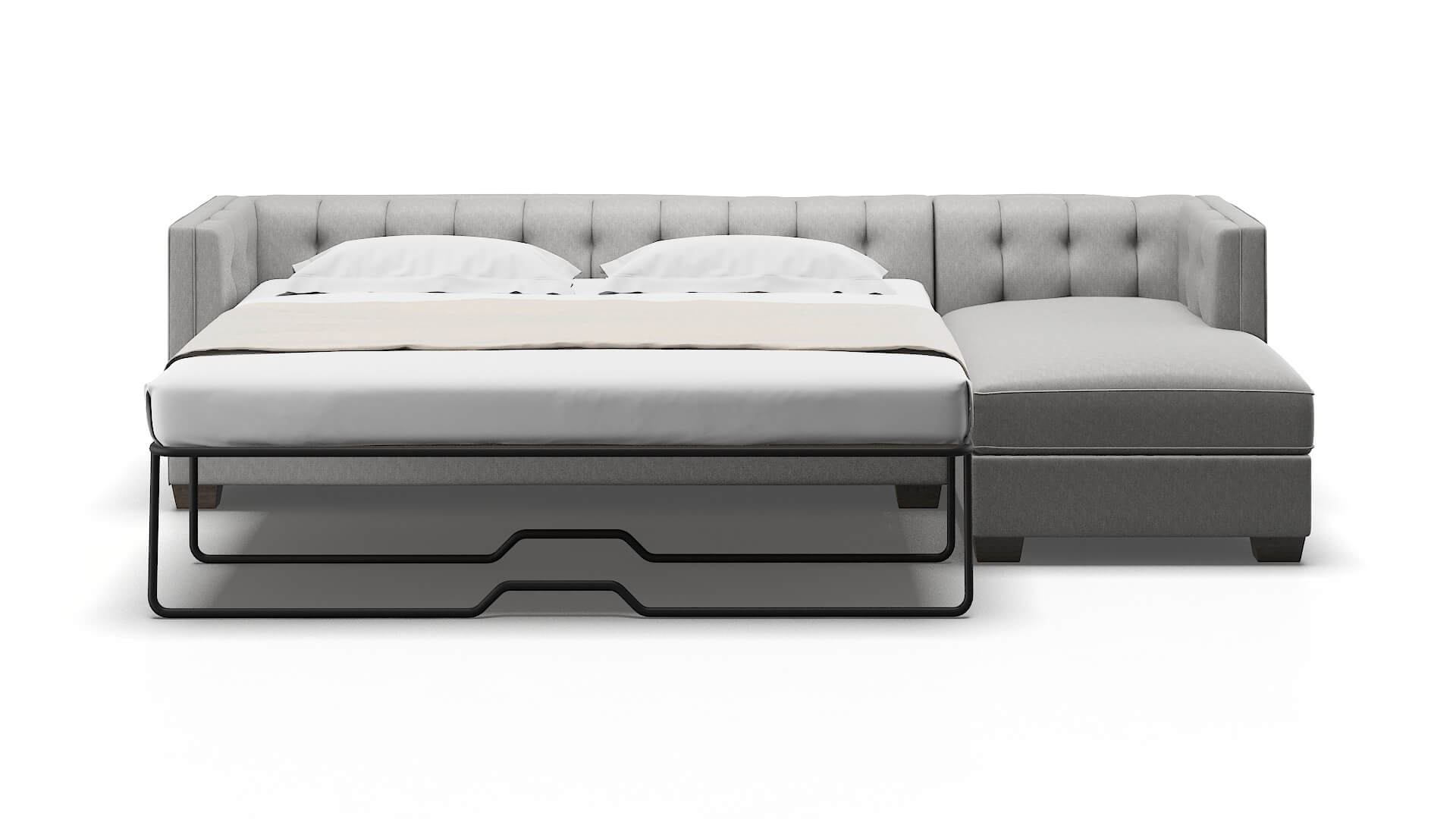 Grant Bungalow Graphite Panel Sleeper Espresso legs 1