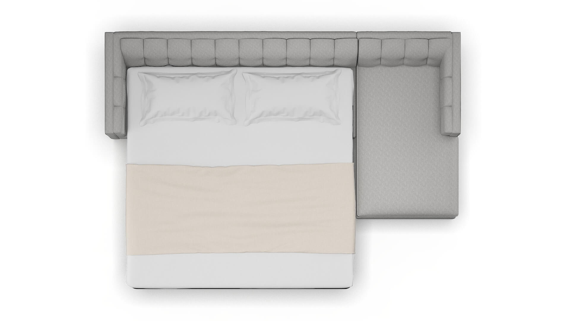 Grant Bungalow Graphite Panel Sleeper Espresso legs 3