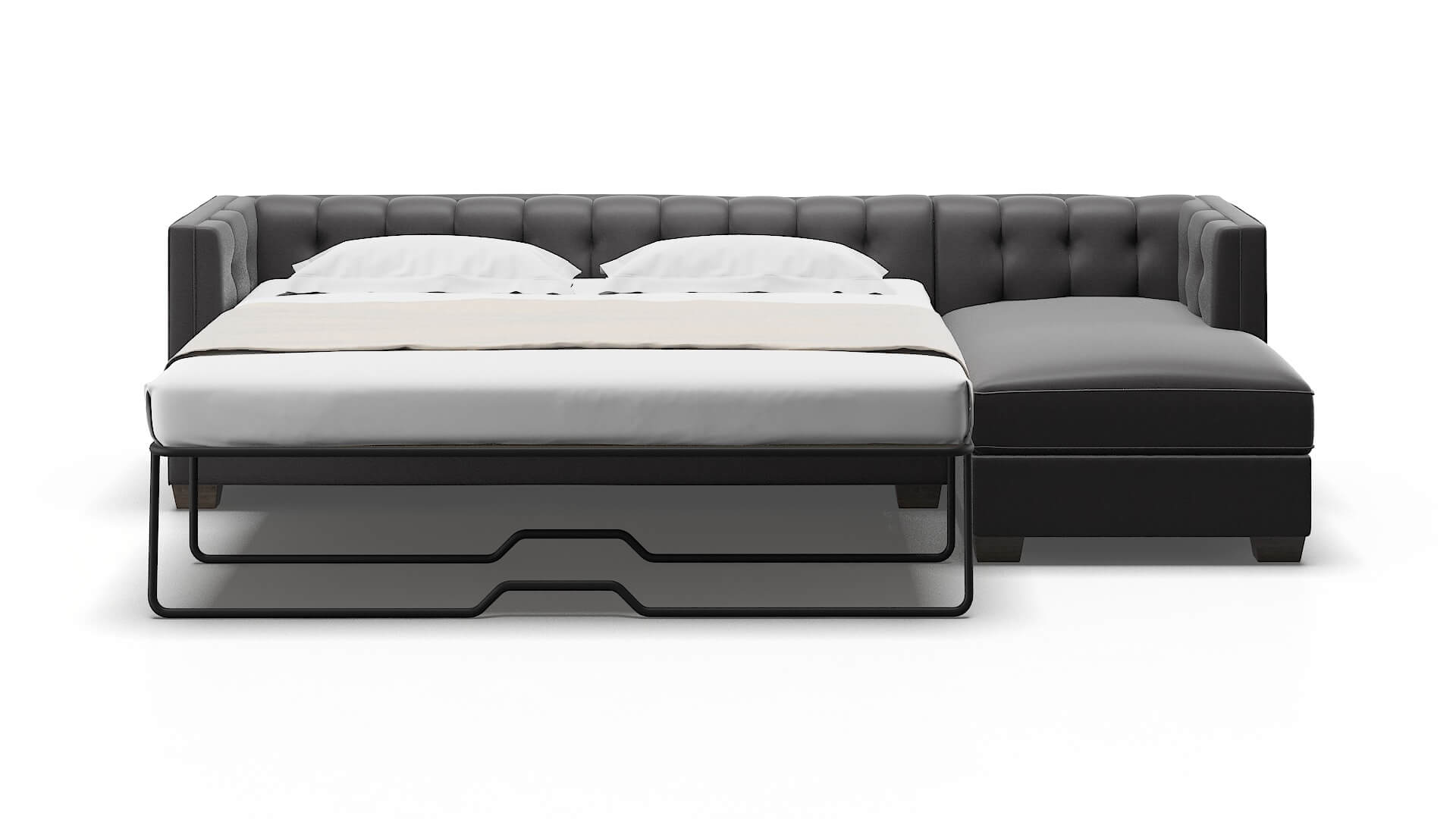 Grant Catalina Charcoal Panel Sleeper Espresso legs 1
