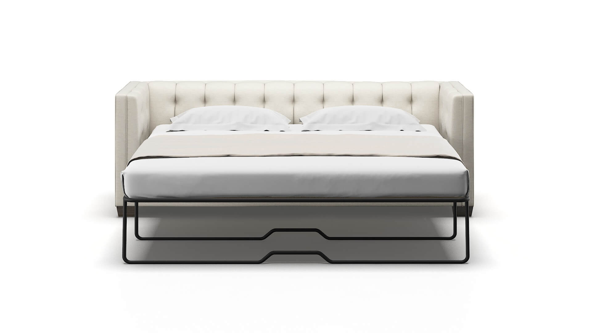 Grant Catalina Linen Sofa Sleeper Espresso legs 1