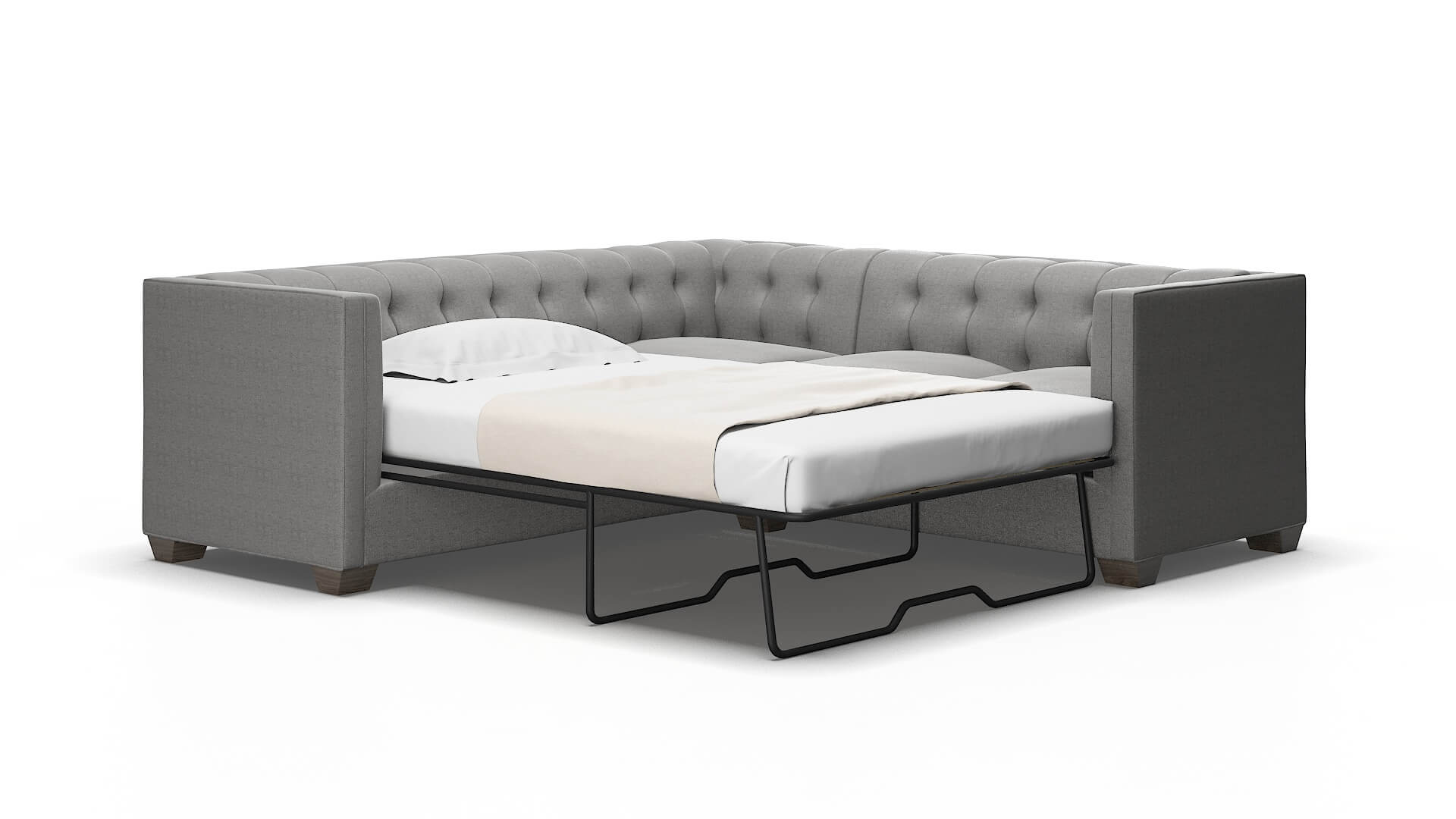 Grant Catalina steel Sectional sleeper Espresso Legs  2