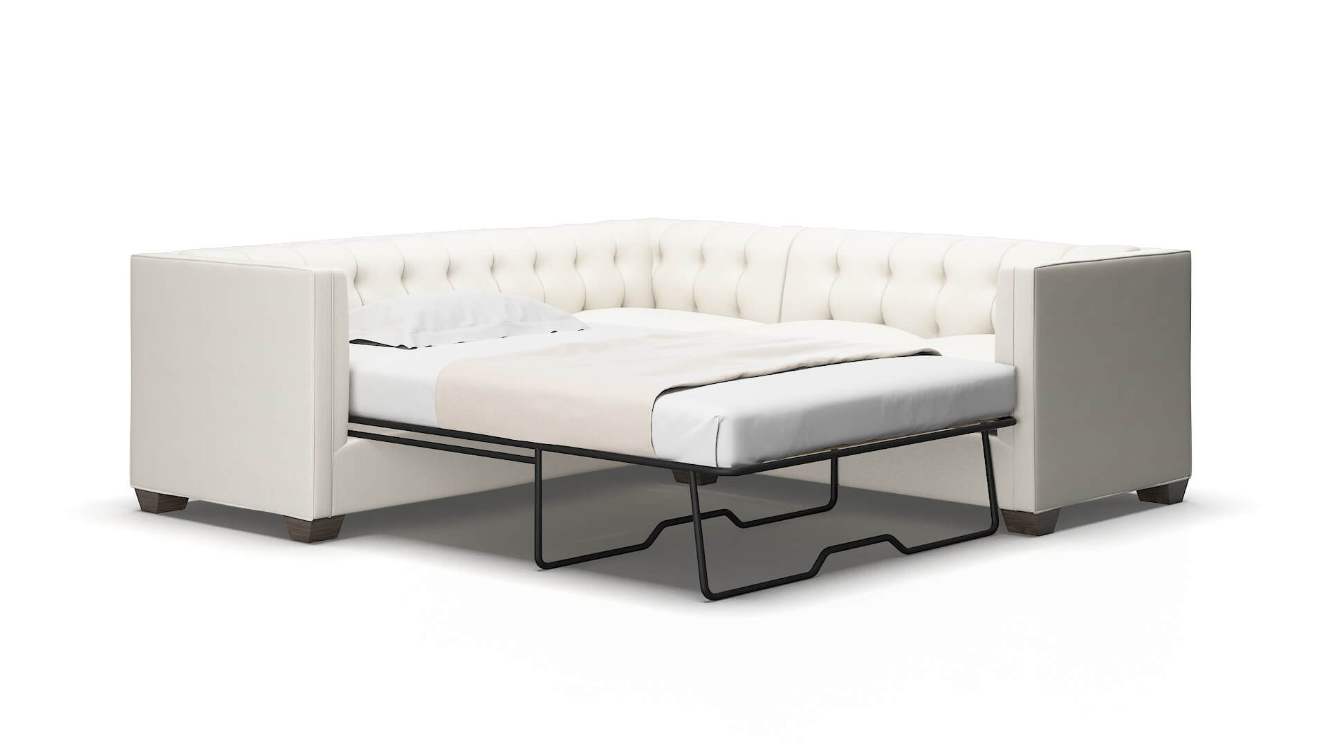 Grant Chance Bone Sectional Sleeper Espresso legs 2