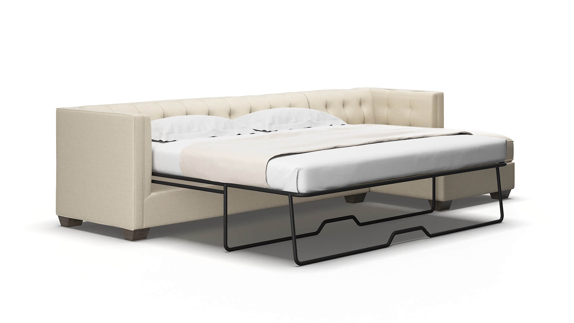 Grant Chance Sand Panel Sleeper Espresso legs 2