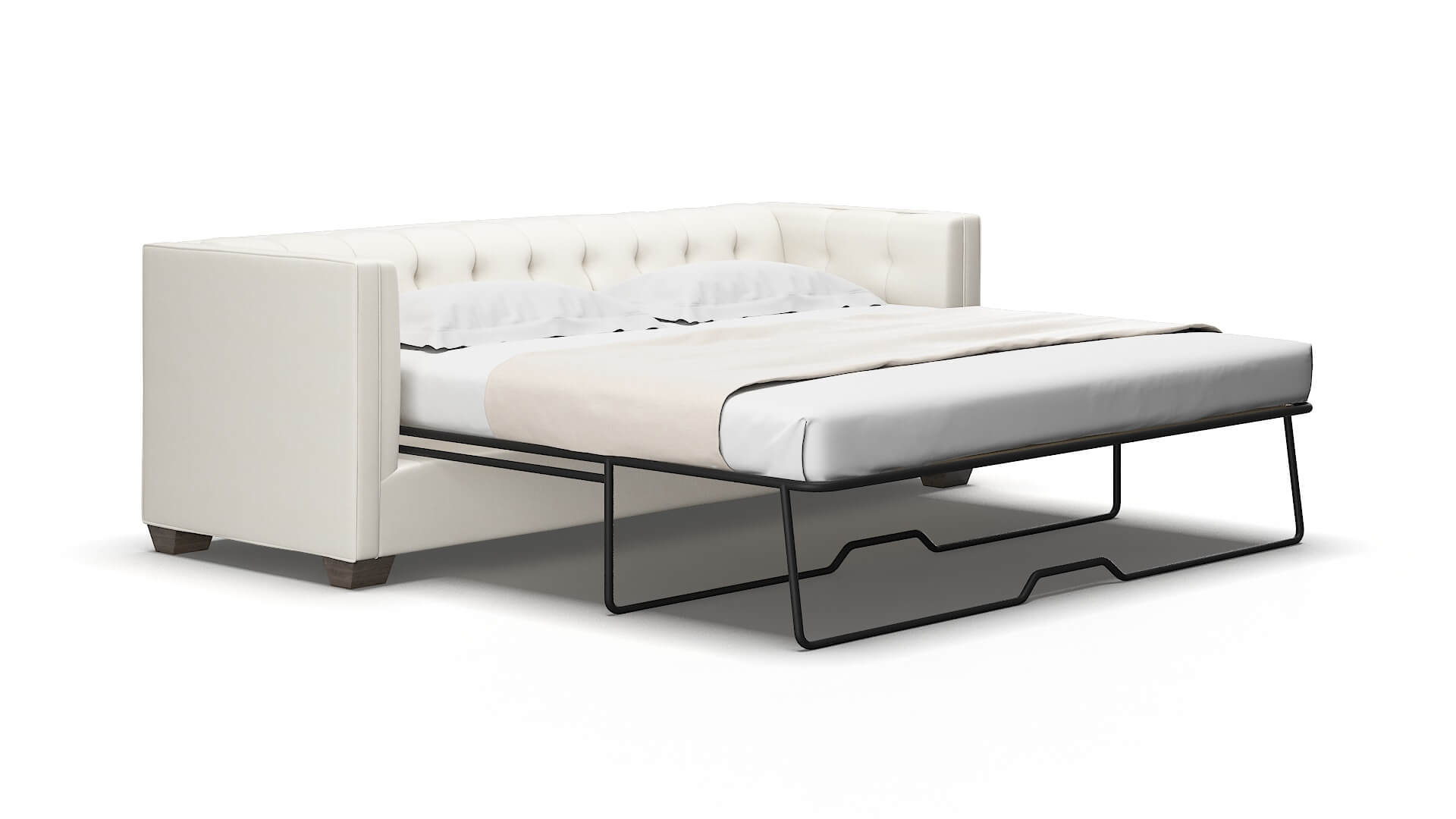 Grant Cosmo ivory Sofa sleeper Espresso Legs  2