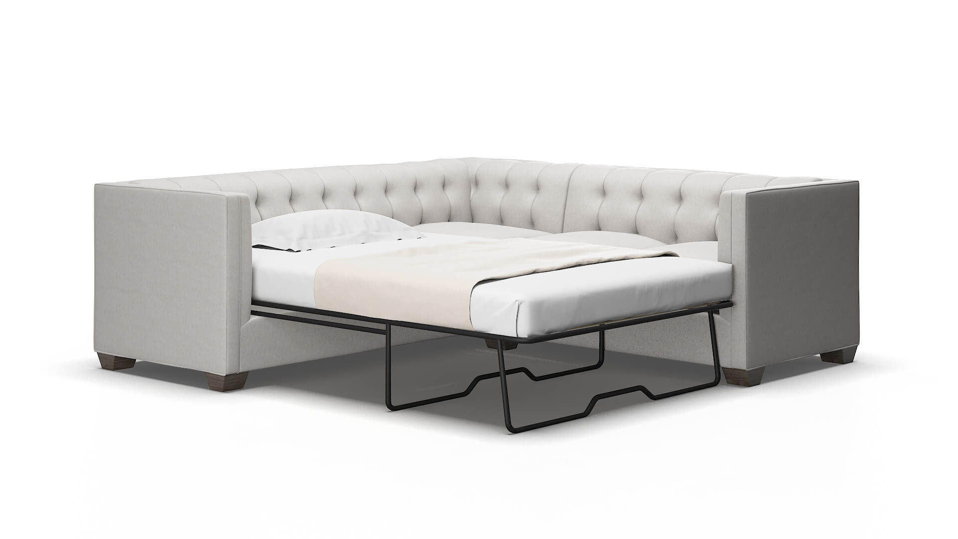 Grant Cosmo silver Sectional sleeper Espresso Legs  2